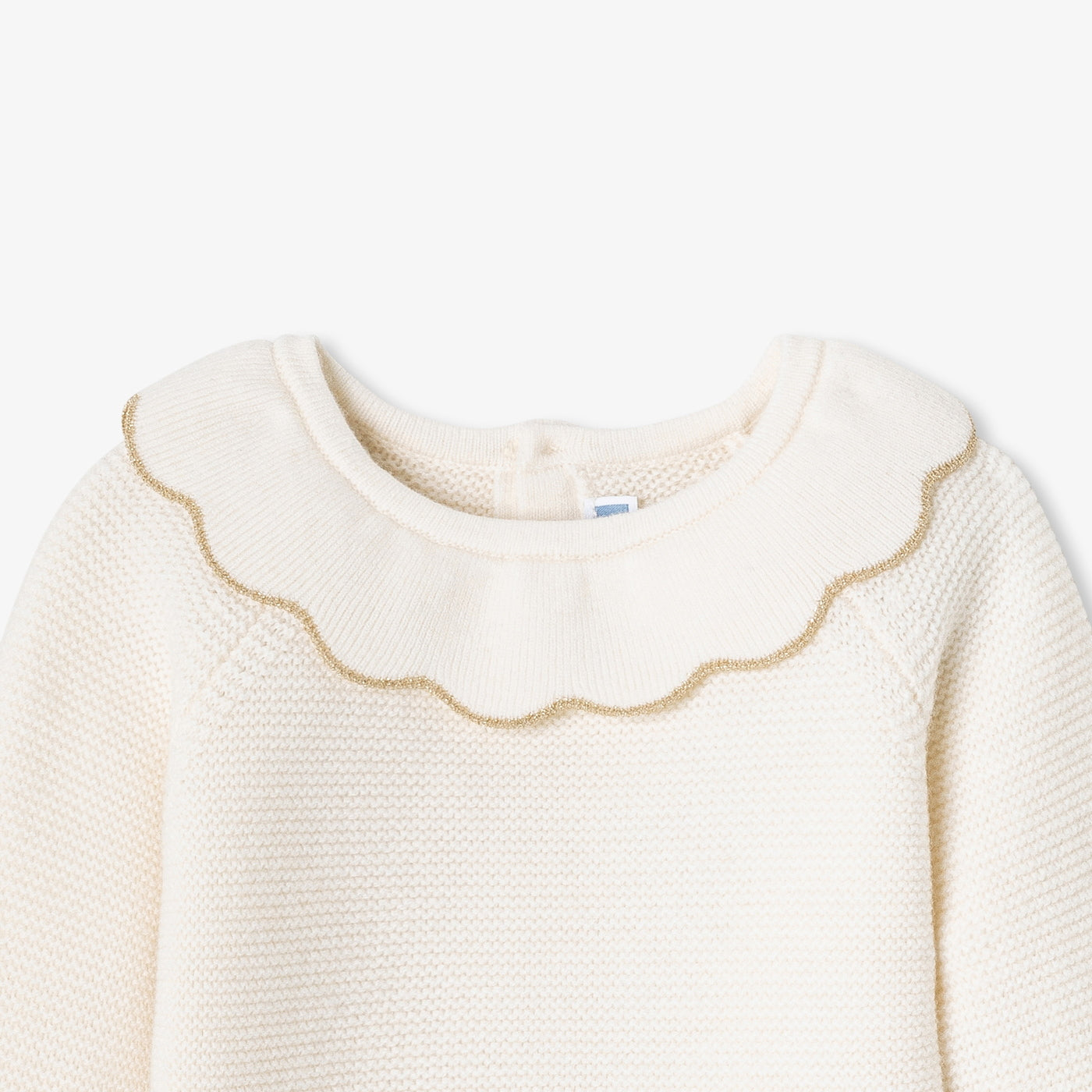 Baby girl collar jumper