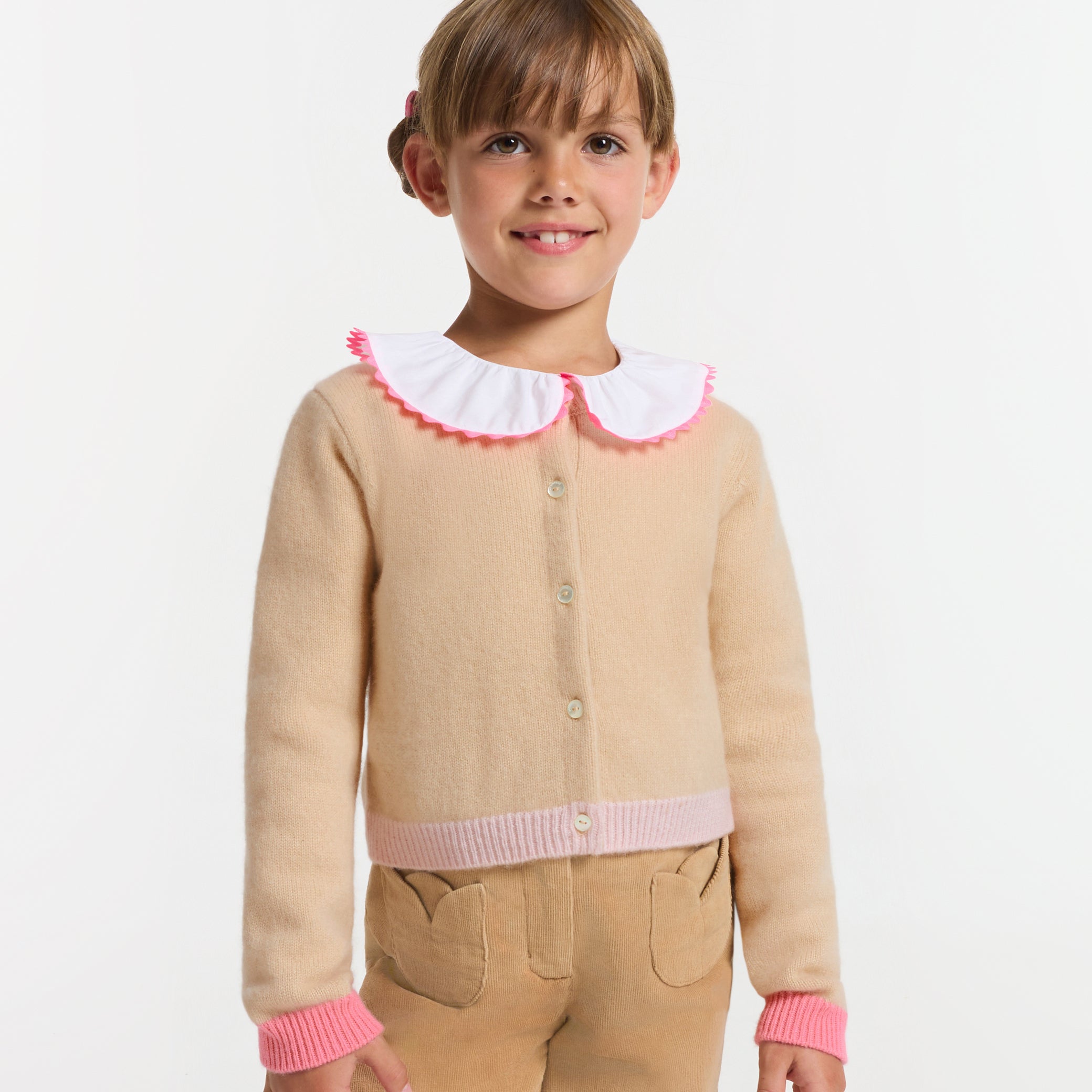 Girl cashmere cardigan