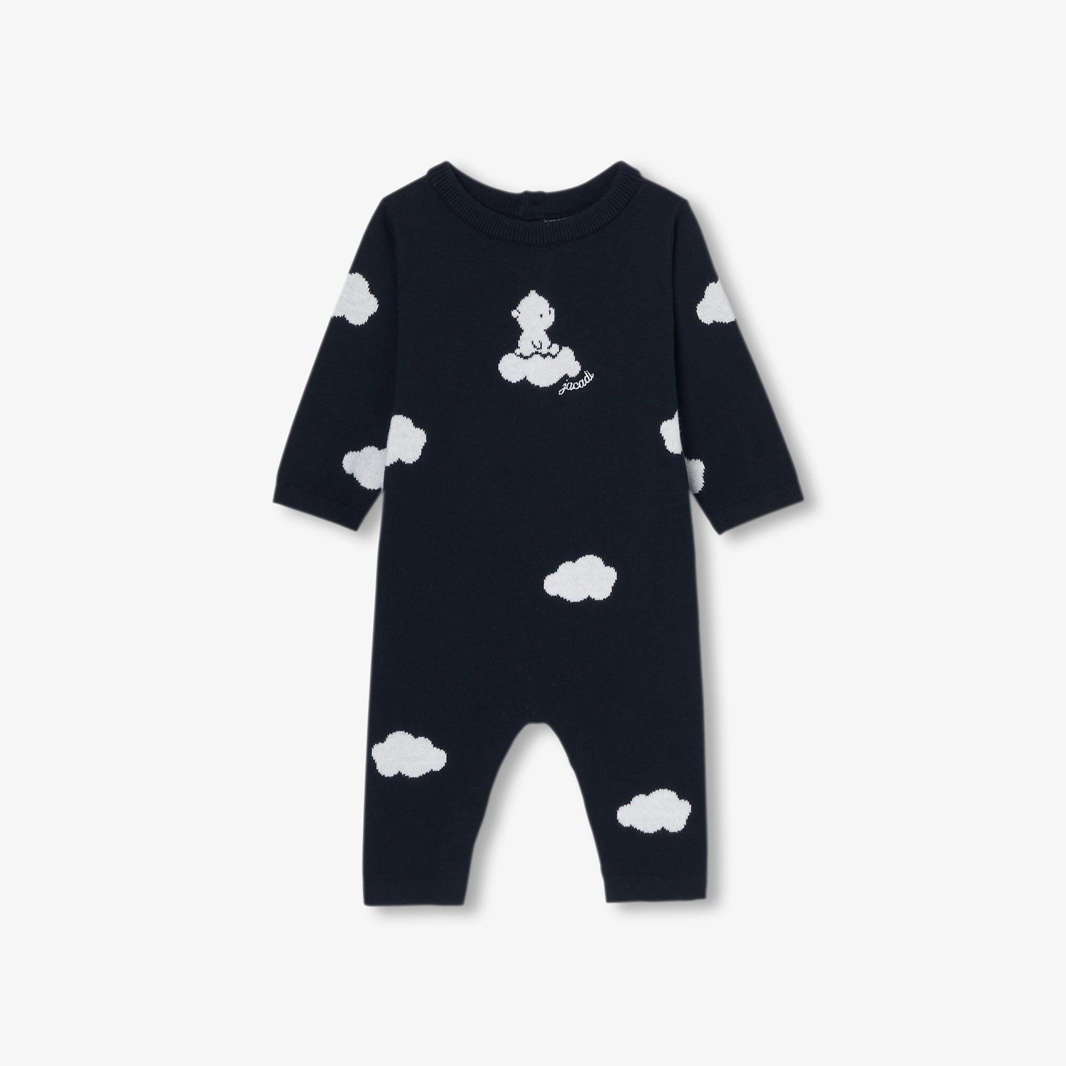 Baby boy knit jumpsuit