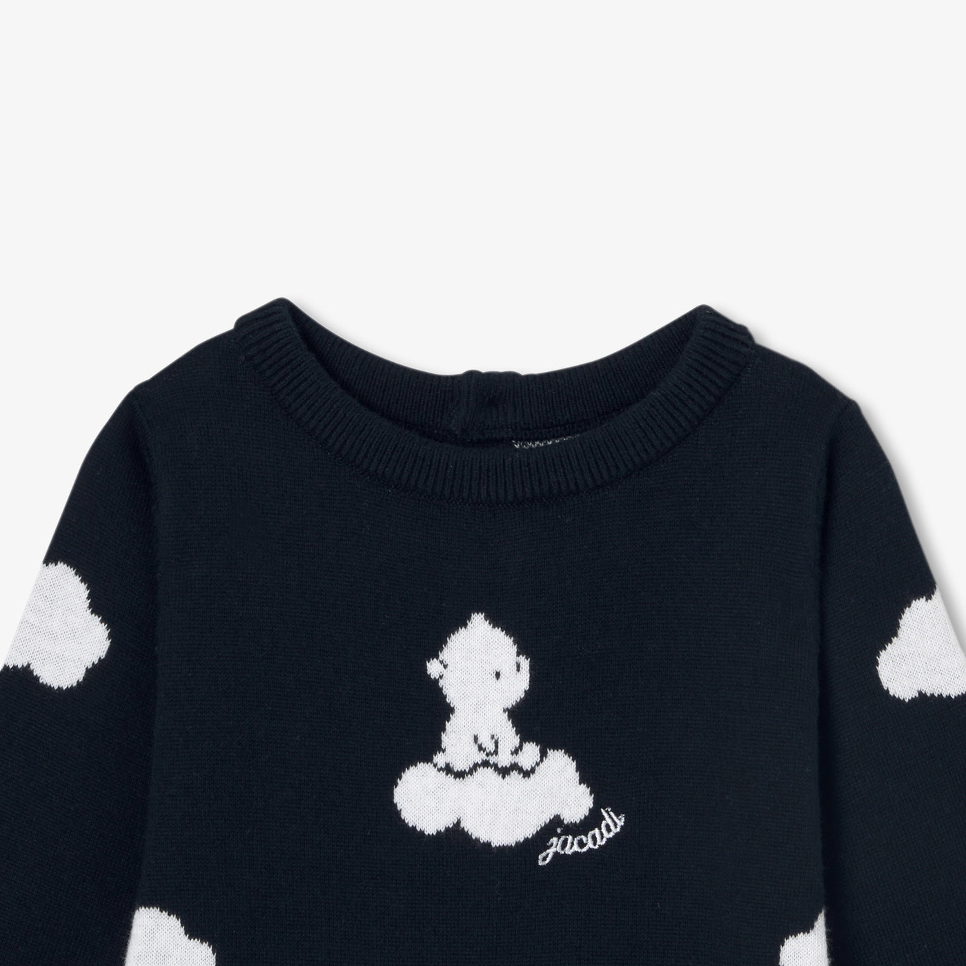 Baby boy knit jumpsuit