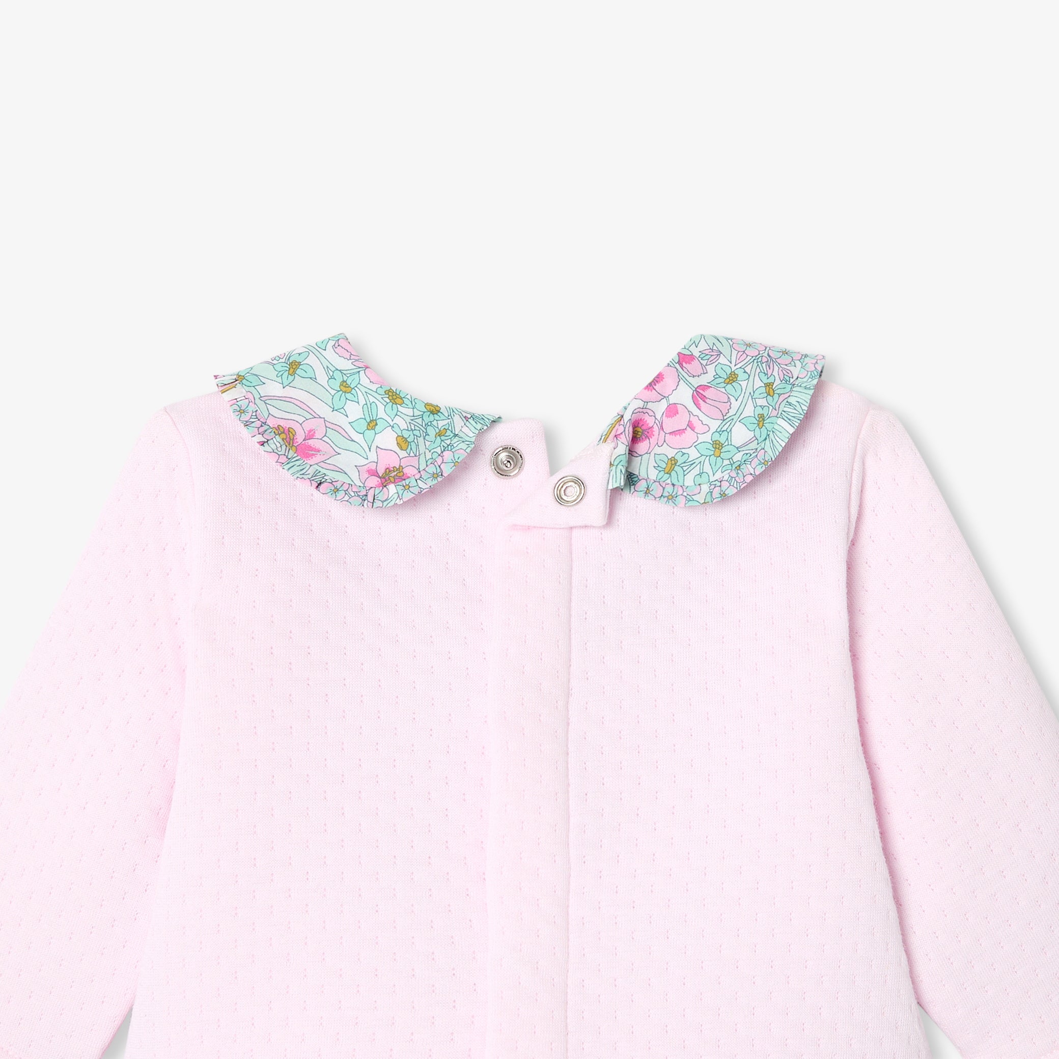 Baby girl comfort set in double sided jersey