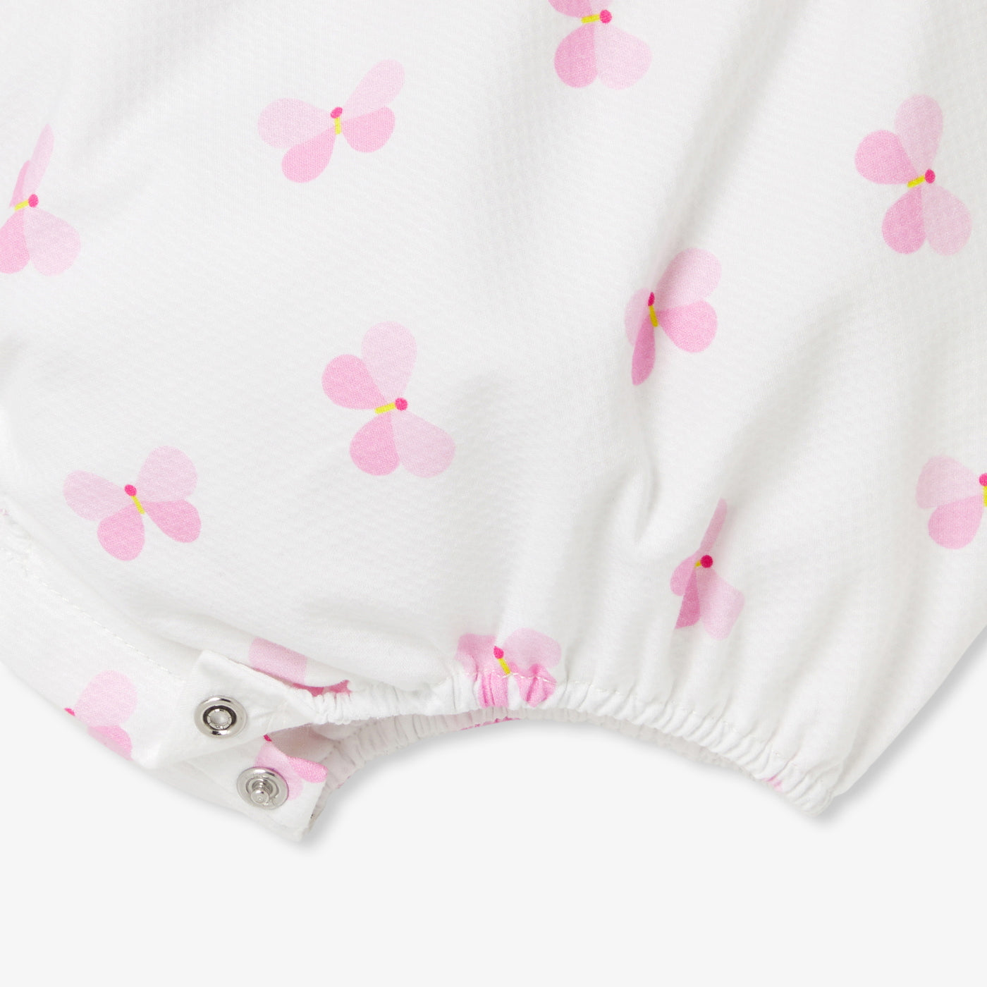 Baby girl romper in cotton piqué