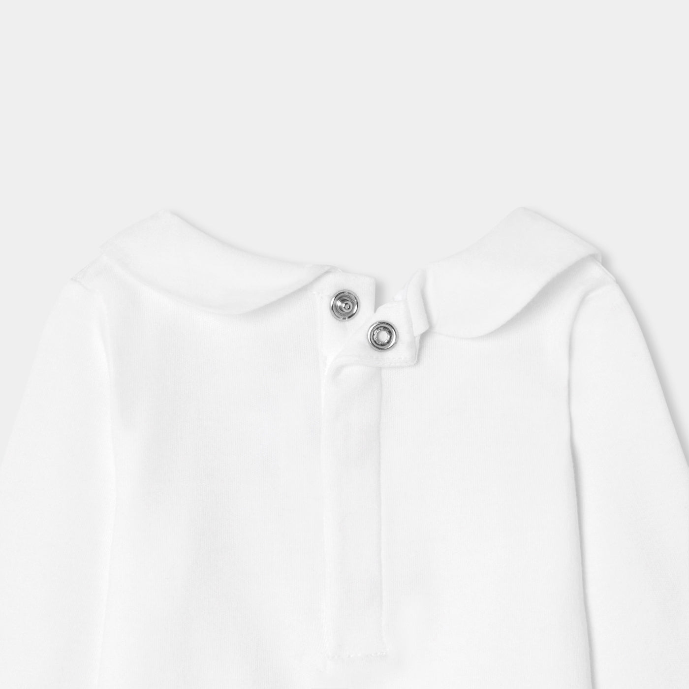 Baby girl bodysuit in cotton interlock