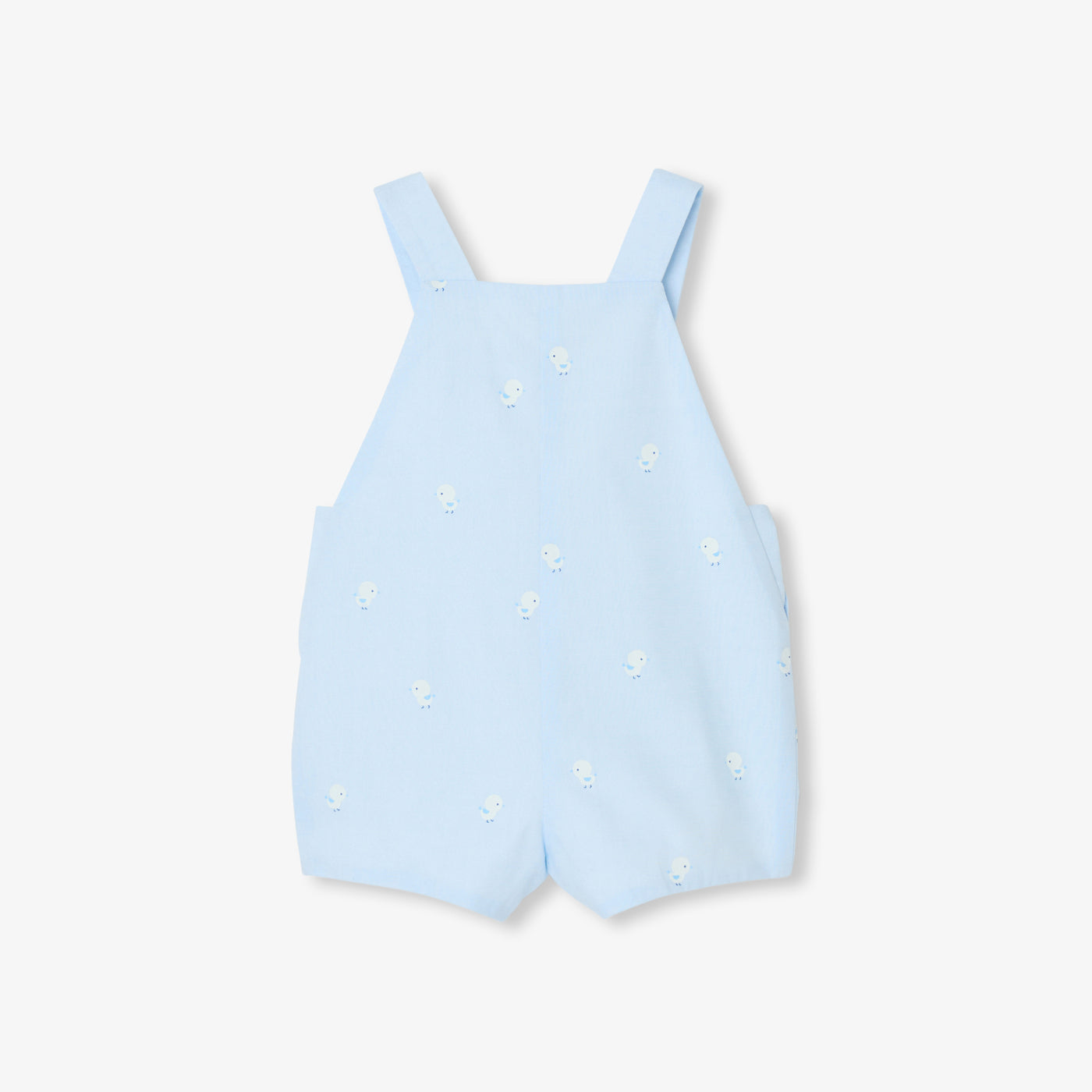 Baby boy Oxford short dungarees