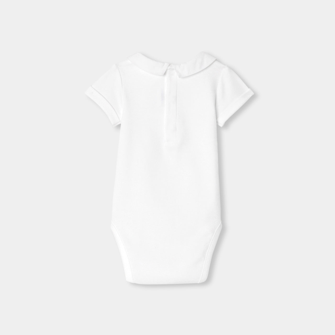 Baby boy short-sleeved cotton bodysuit