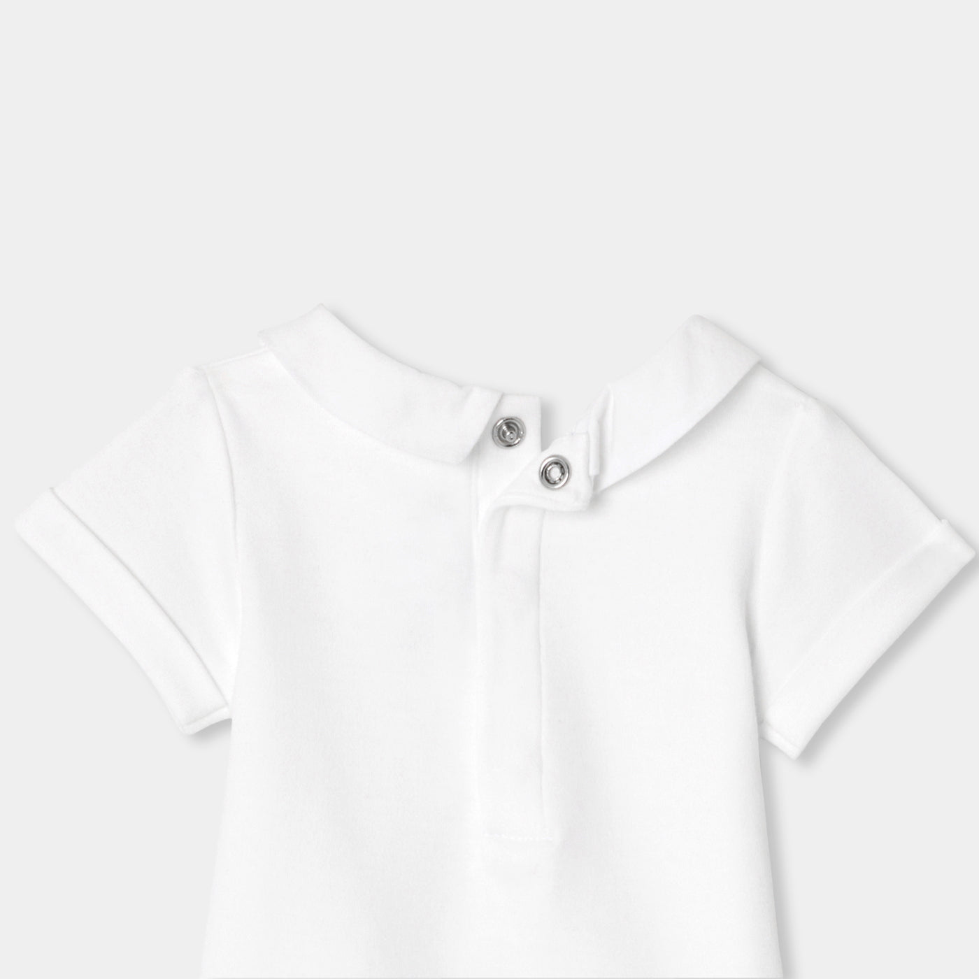 Baby boy short-sleeved cotton bodysuit