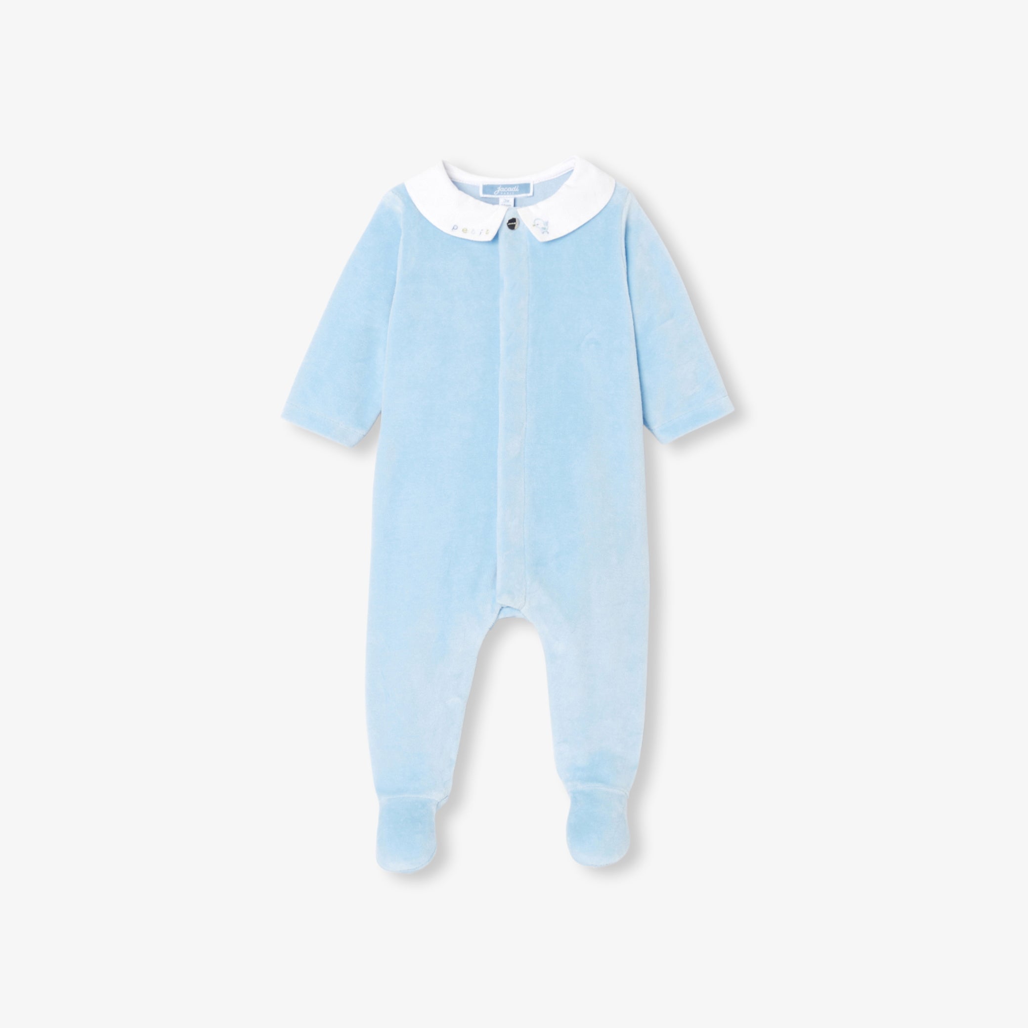 Baby boy velvet pyjamas