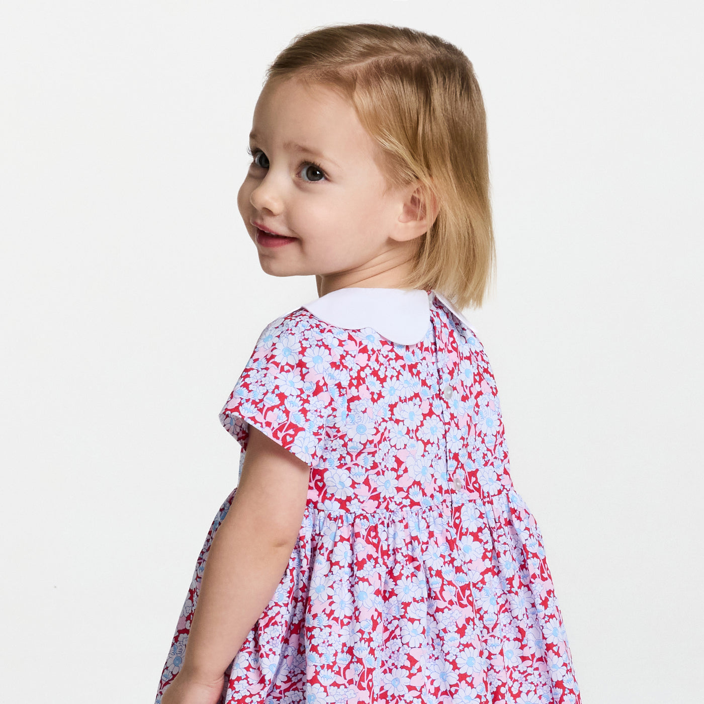 Baby girl dress in Liberty fabric