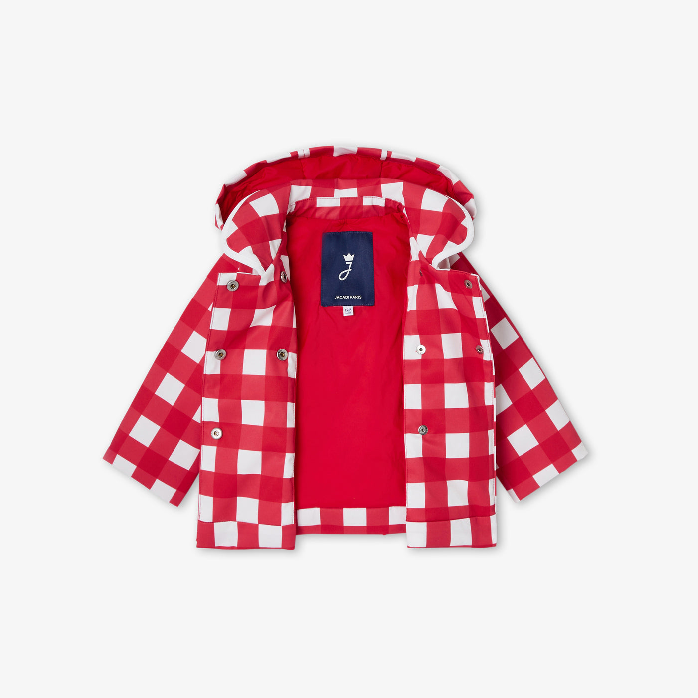 Baby girl gingham coat
