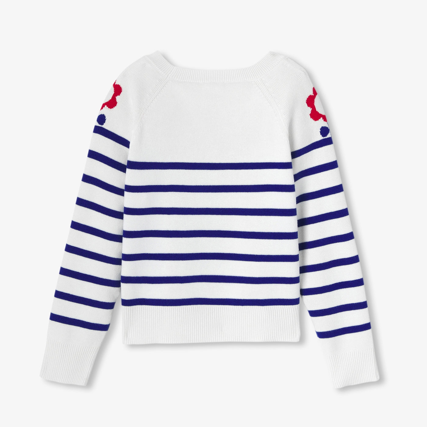 Girl jersey knit sailor sweater