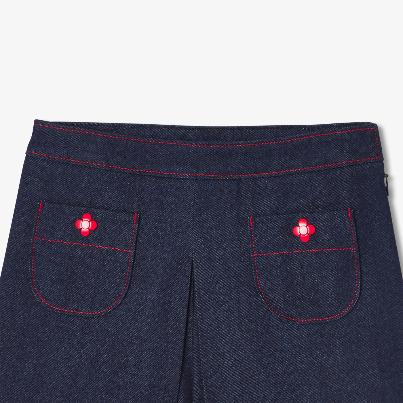 Girl denim skirt shorts