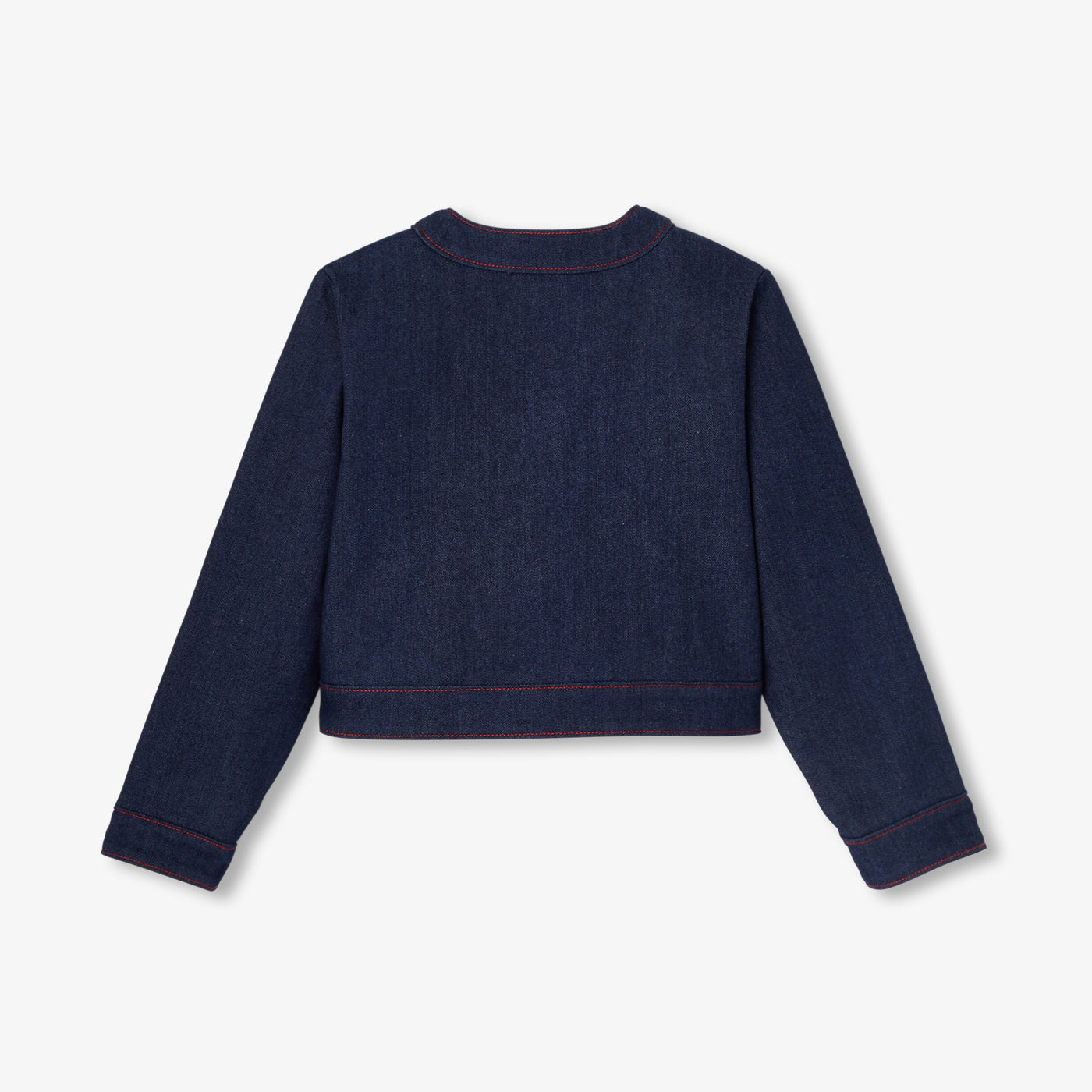 Girl raw denim jacket