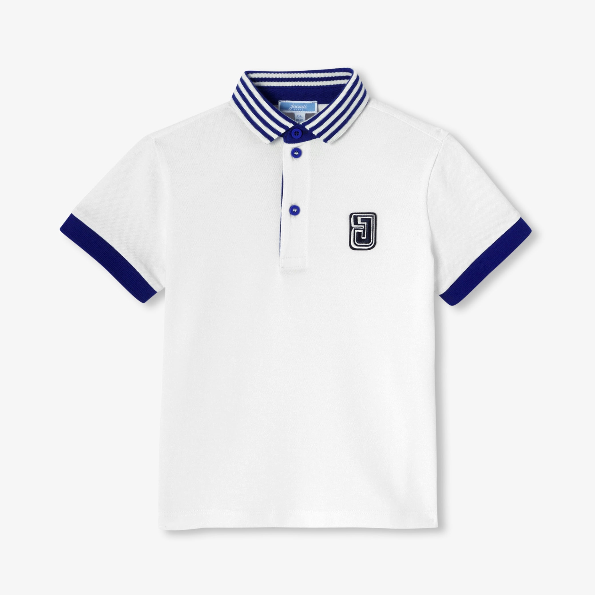 Boy short-sleeved polo shirt