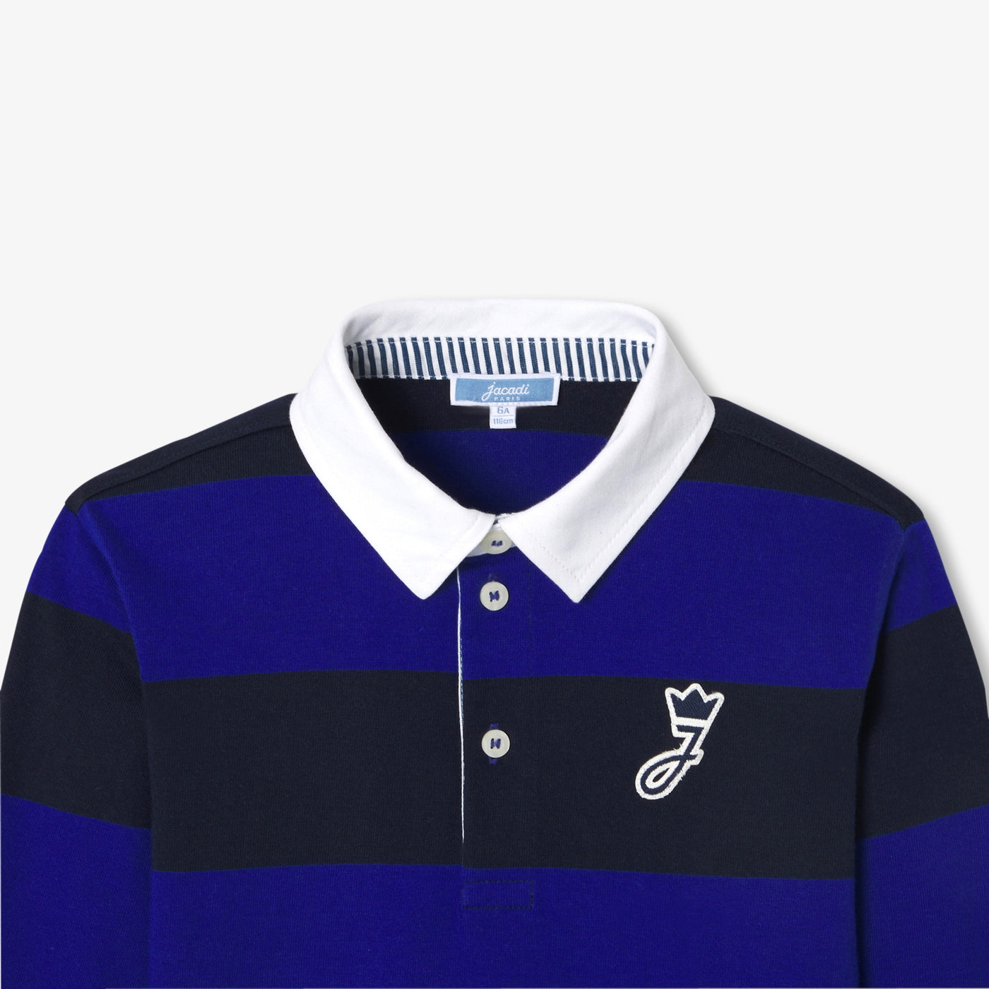 Child long-sleeved rugby polo shirt