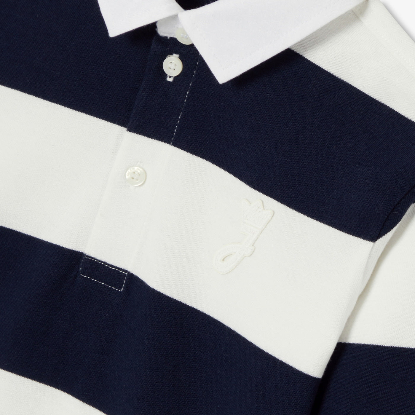 Child long-sleeved rugby polo shirt