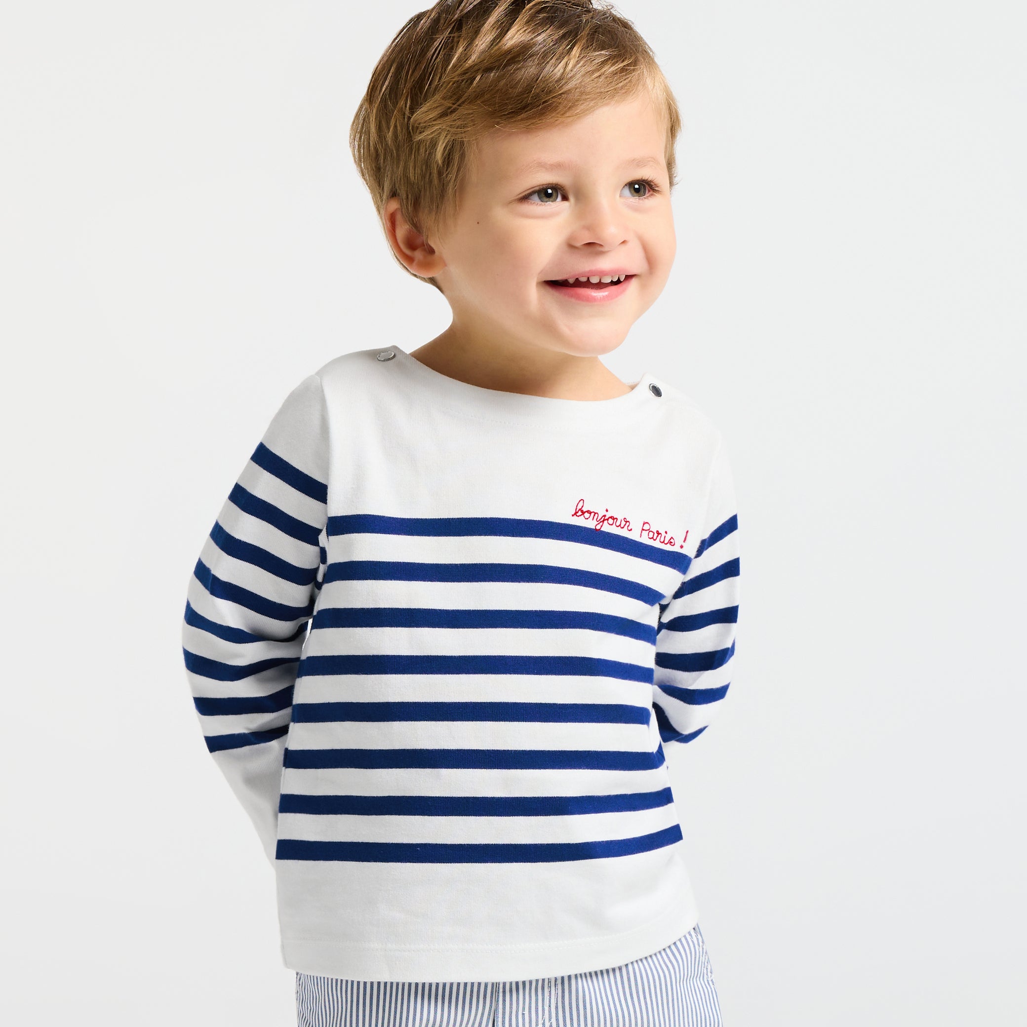 Baby cotton sailor top