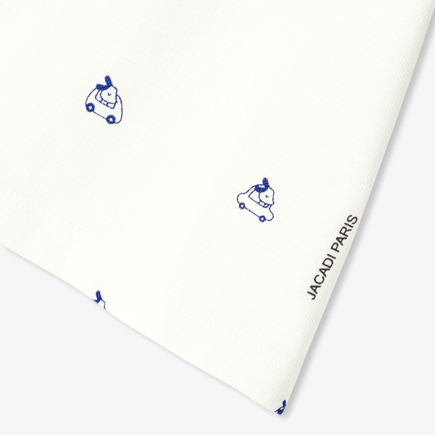 Baby boy polo shirt in printed cotton piqué