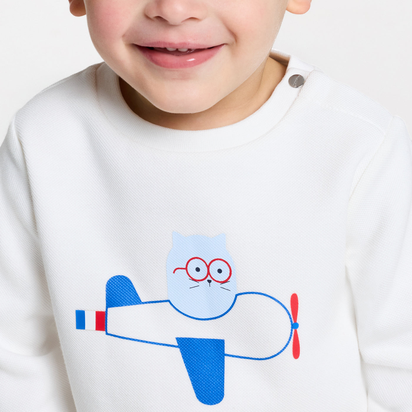 Baby boy fleece sweatshirt