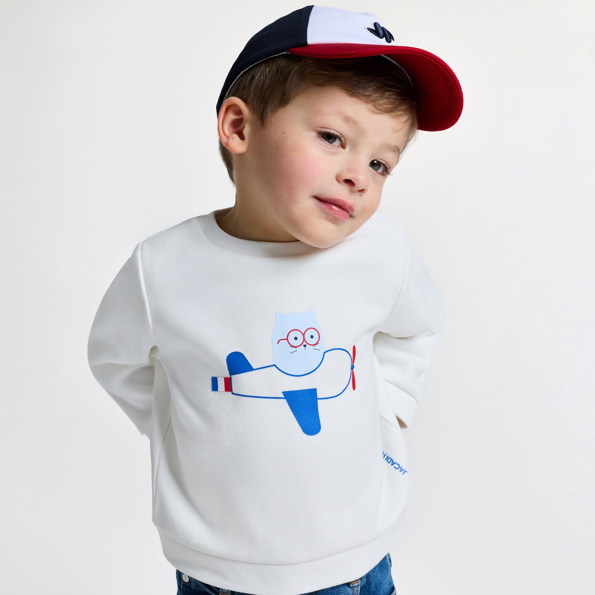 Baby boy fleece sweatshirt