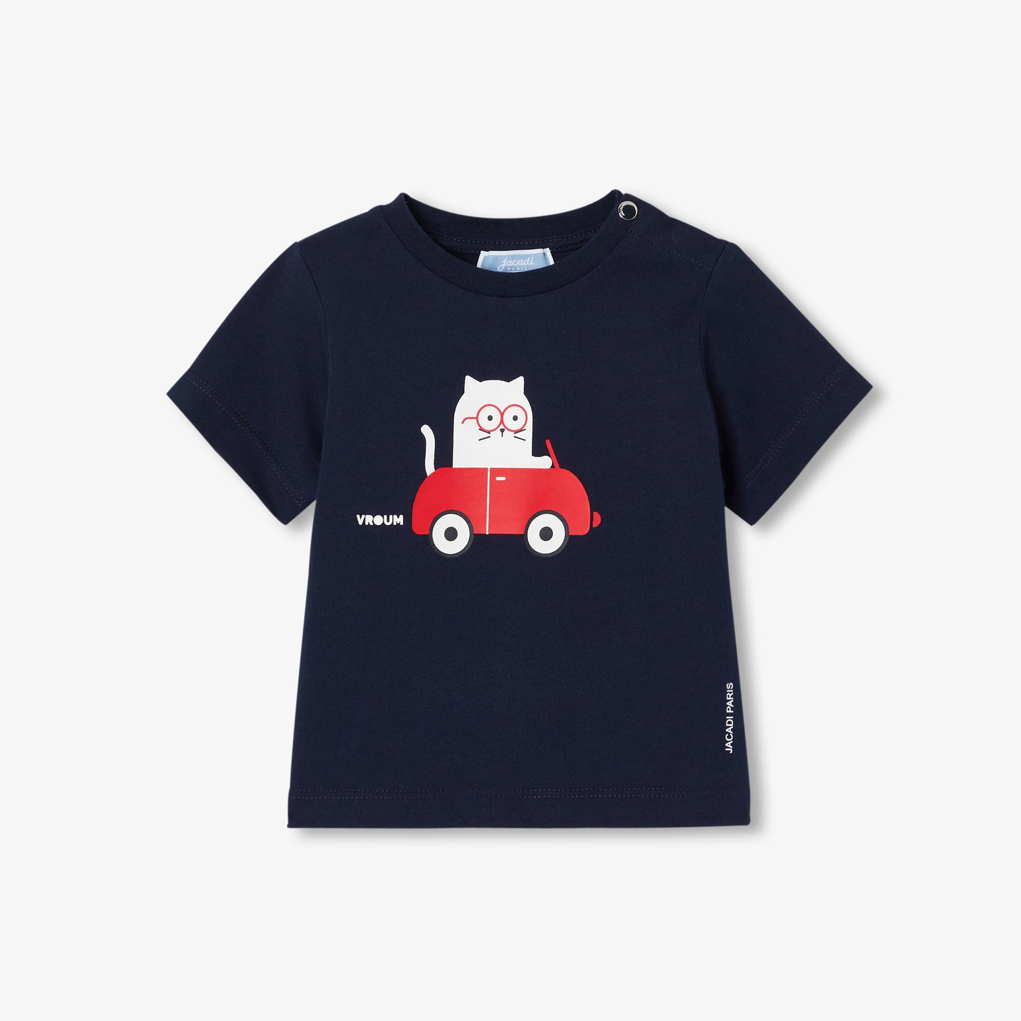 Baby boy short-sleeved cotton T-shirt