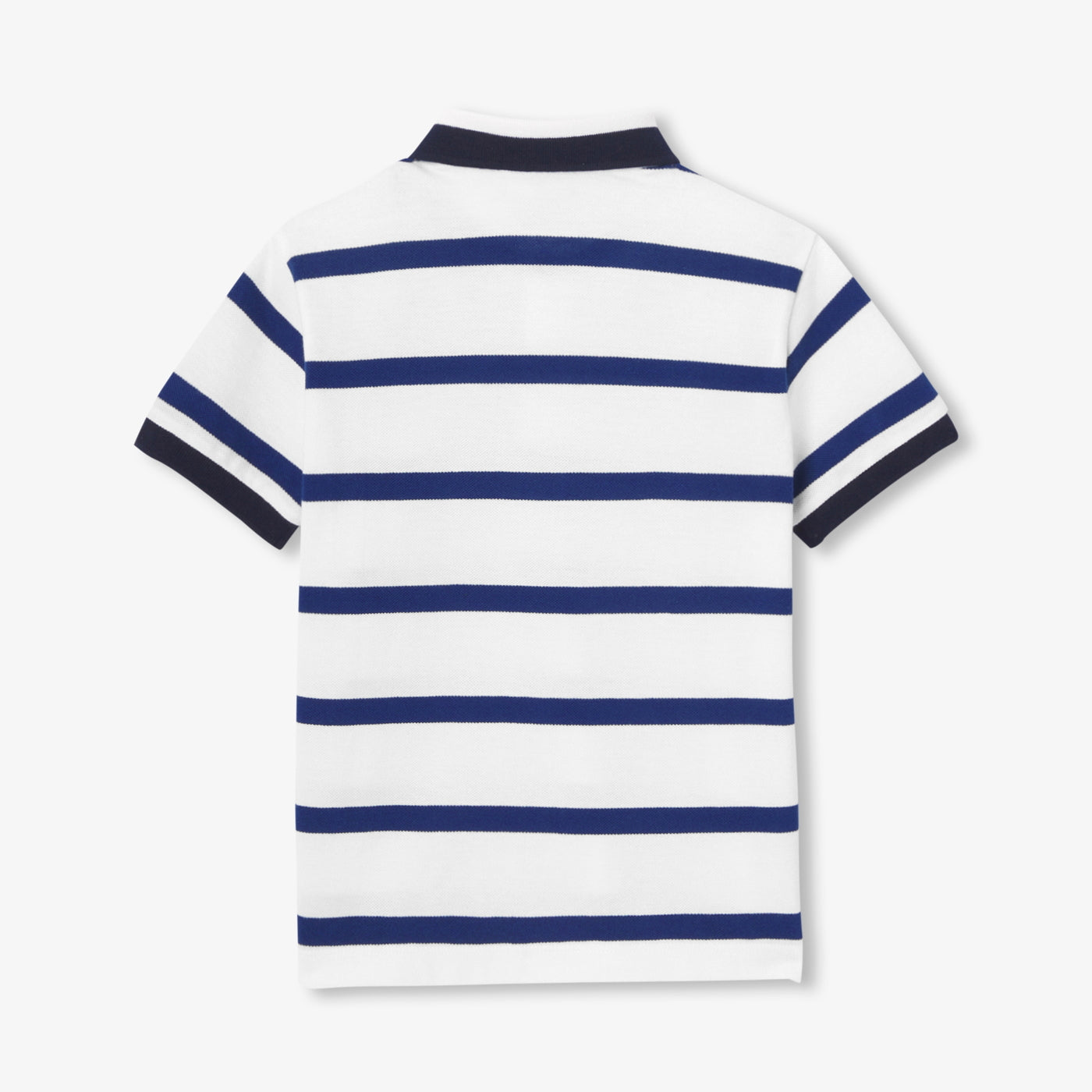 Boy striped cotton piqué polo shirt