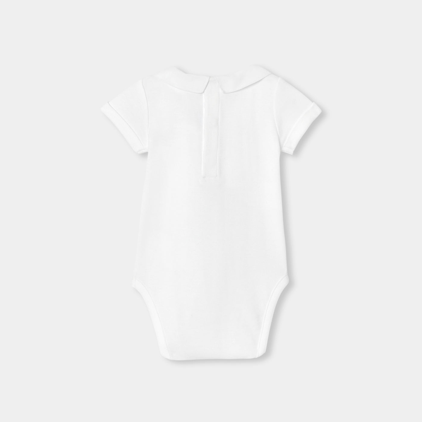 Baby boy short-sleeved cotton bodysuit
