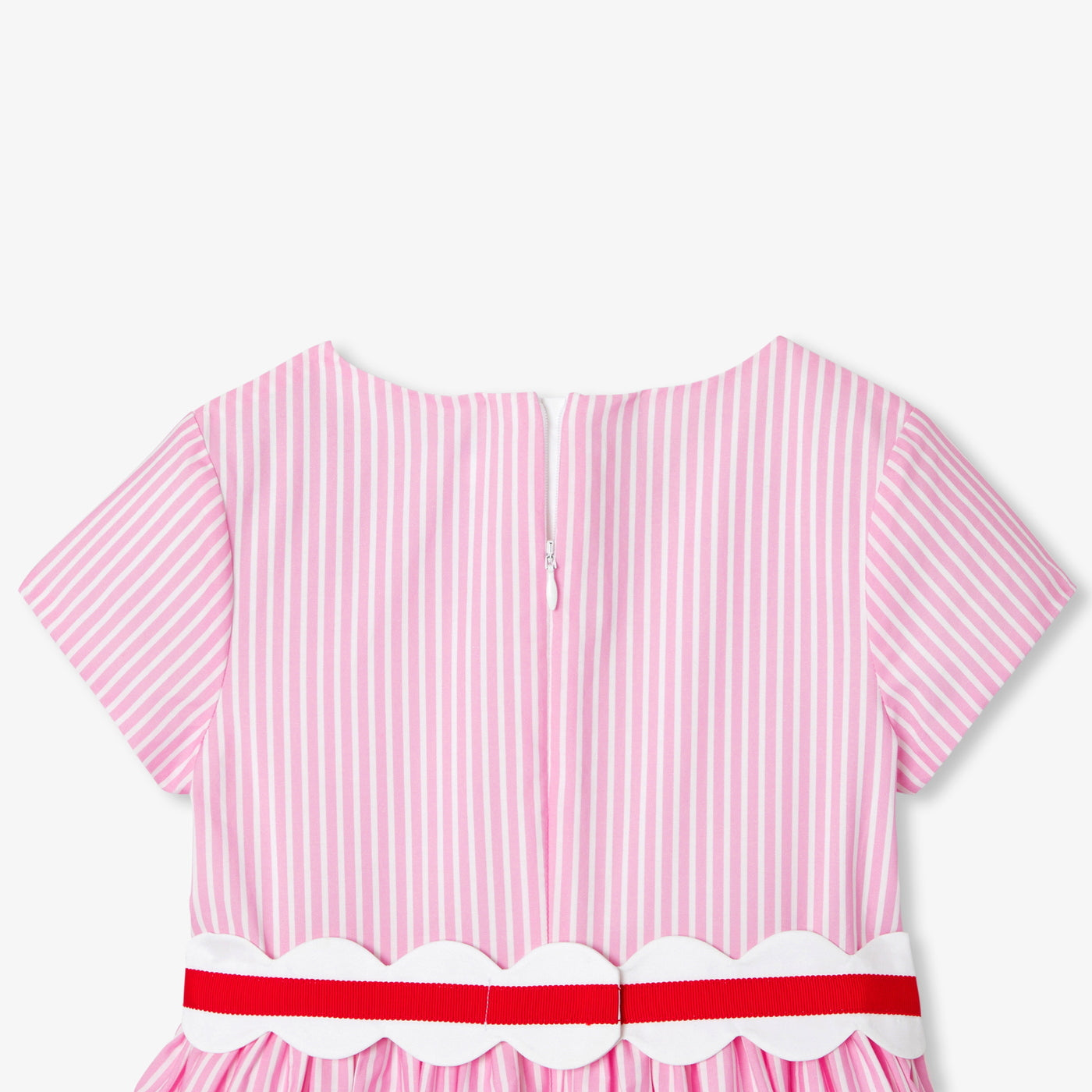 Girl striped poplin dress