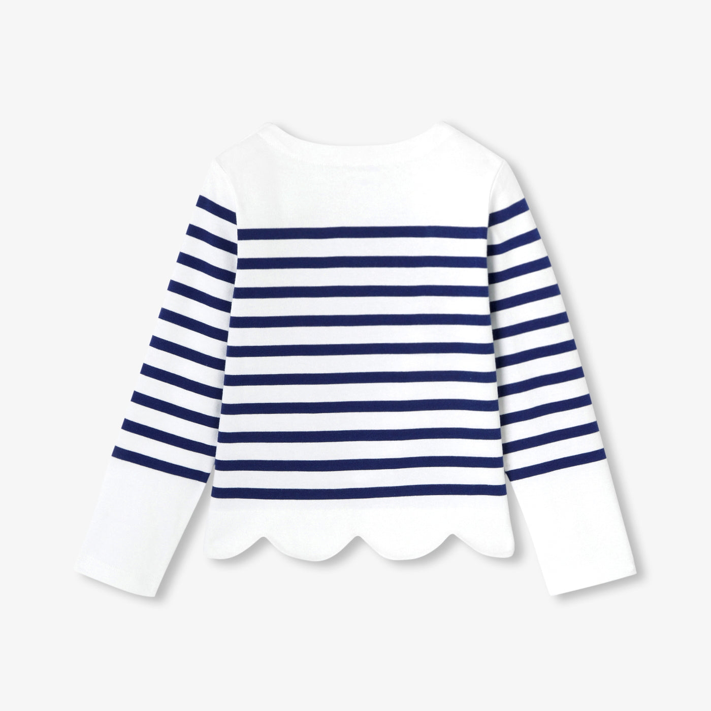 Girl cotton sailor top