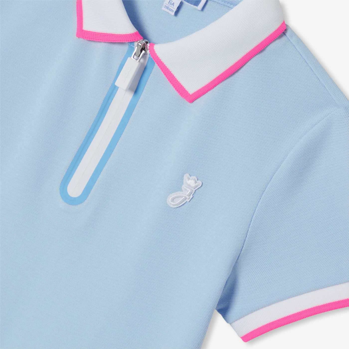 Girl short-sleeved polo shirt