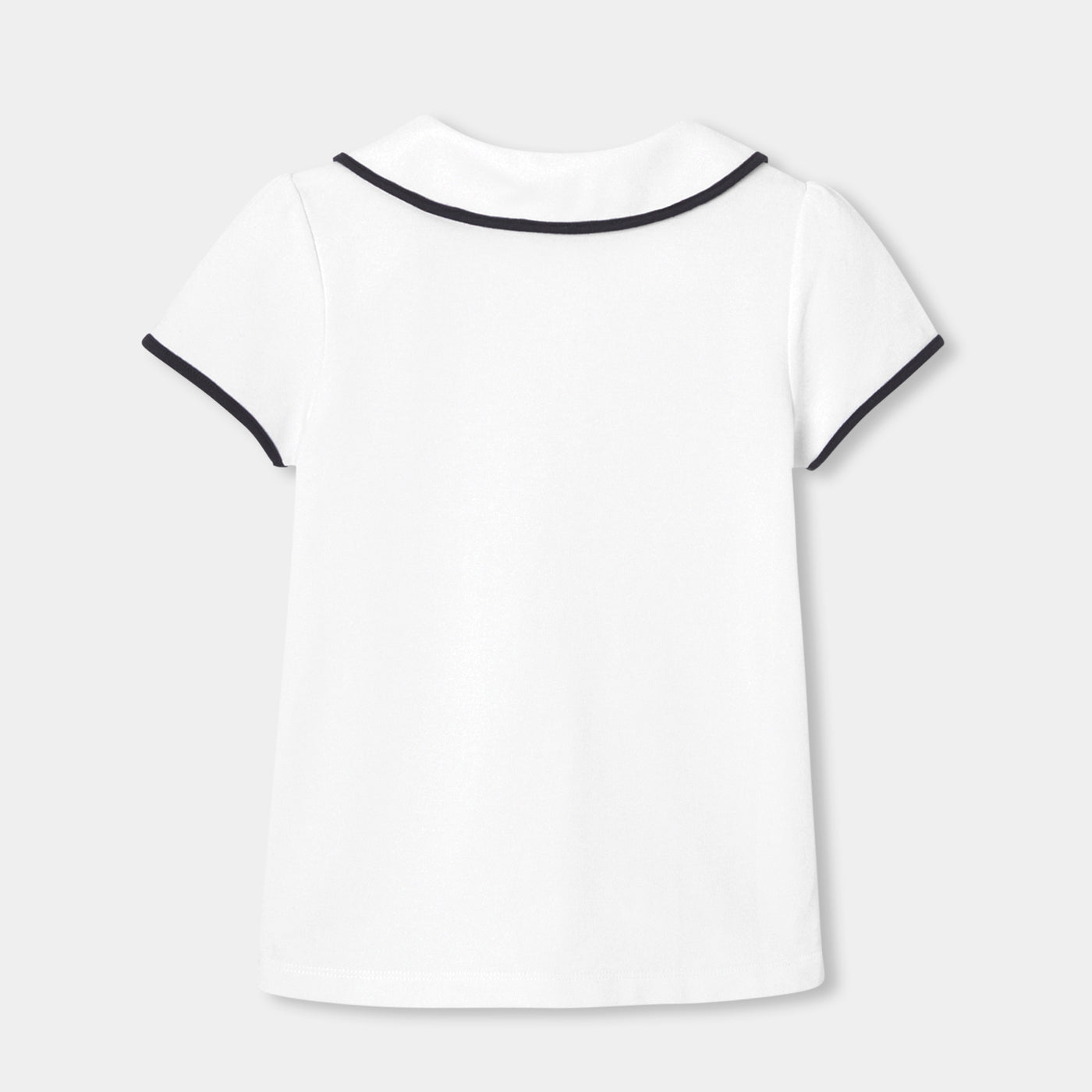 Girl short-sleeved polo shirt