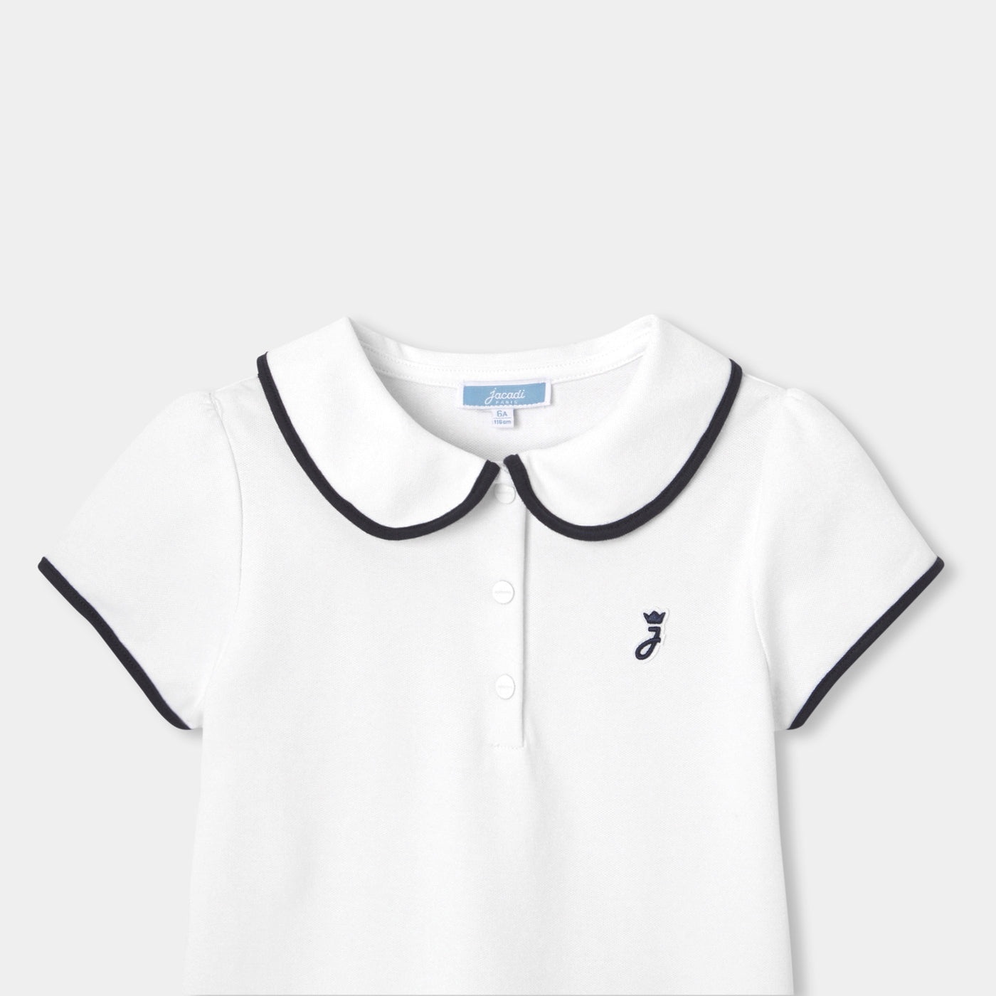 Girl short-sleeved polo shirt