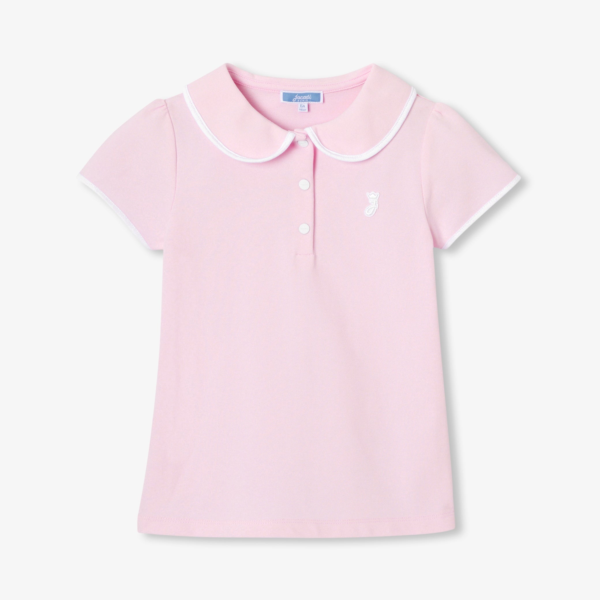 Girl short-sleeved polo shirt