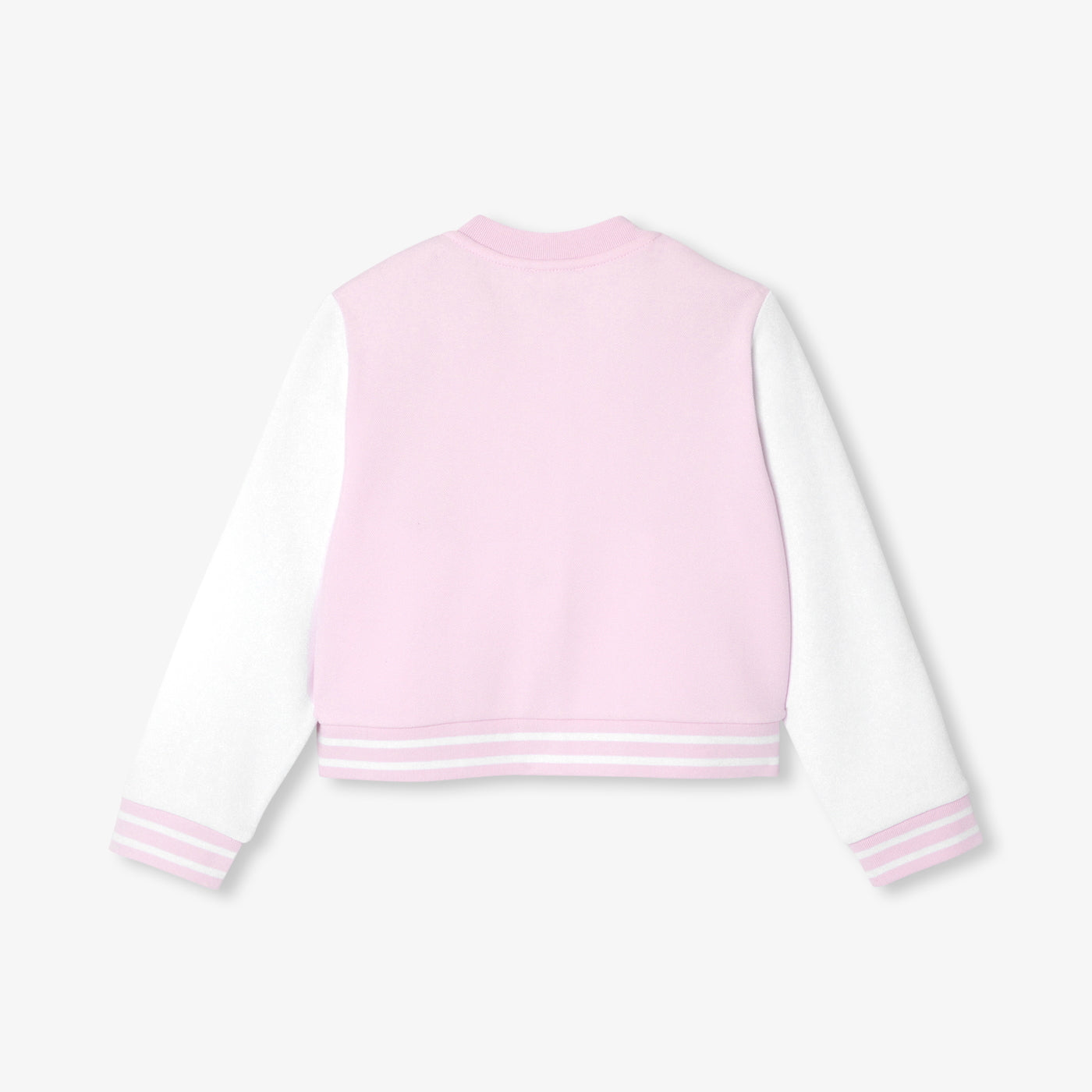 Girl Varsity cardigan in fleece