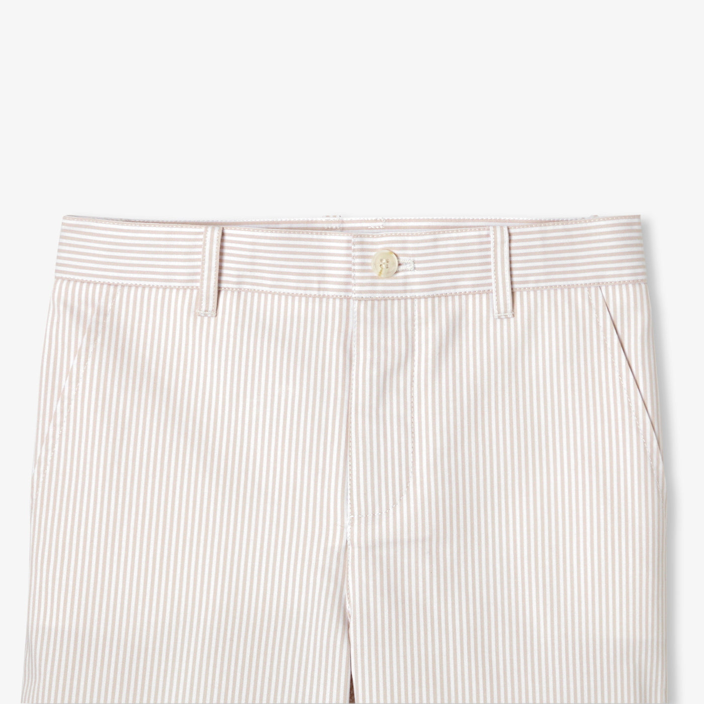 Boy striped twill Bermuda shorts