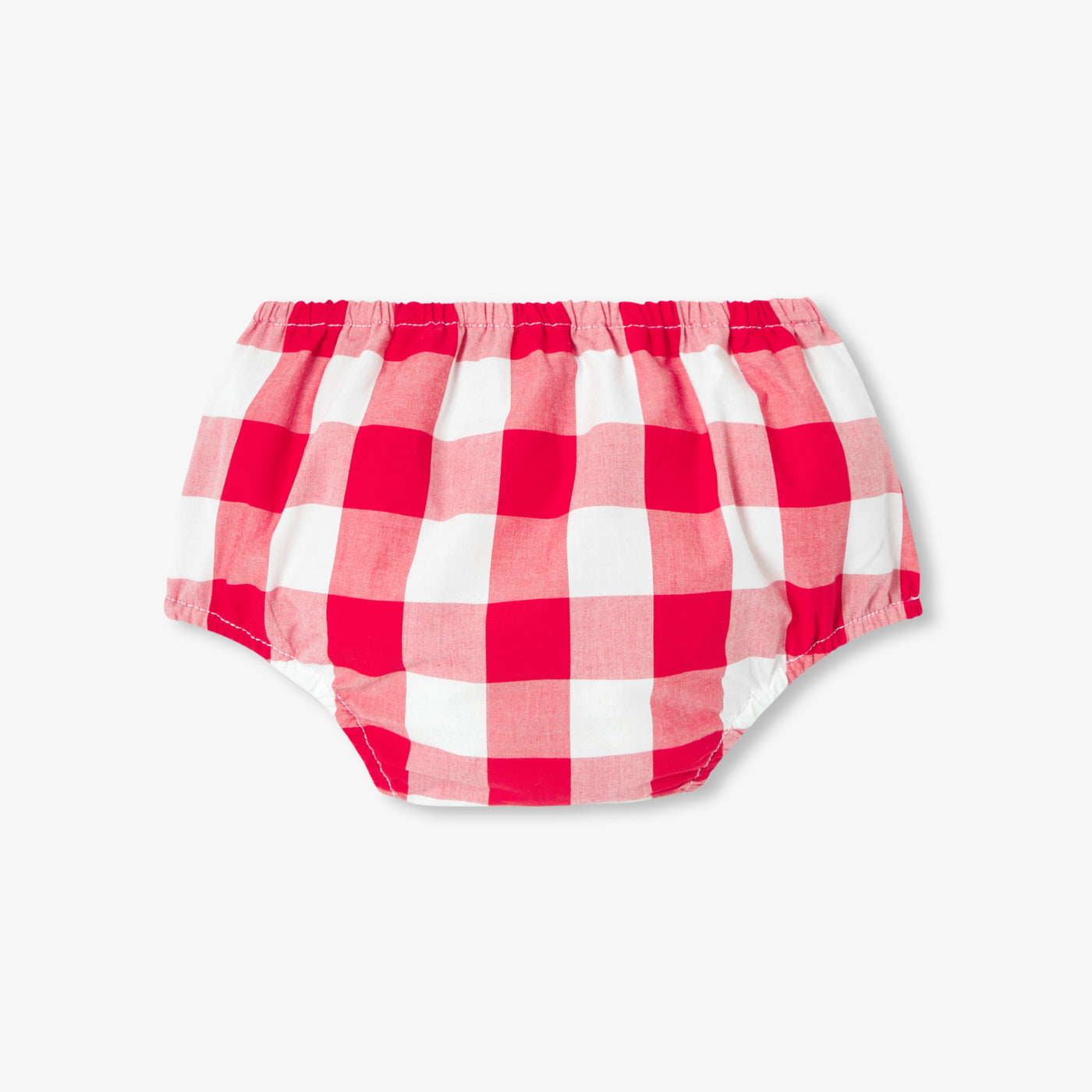 Baby girl dress in gingham poplin