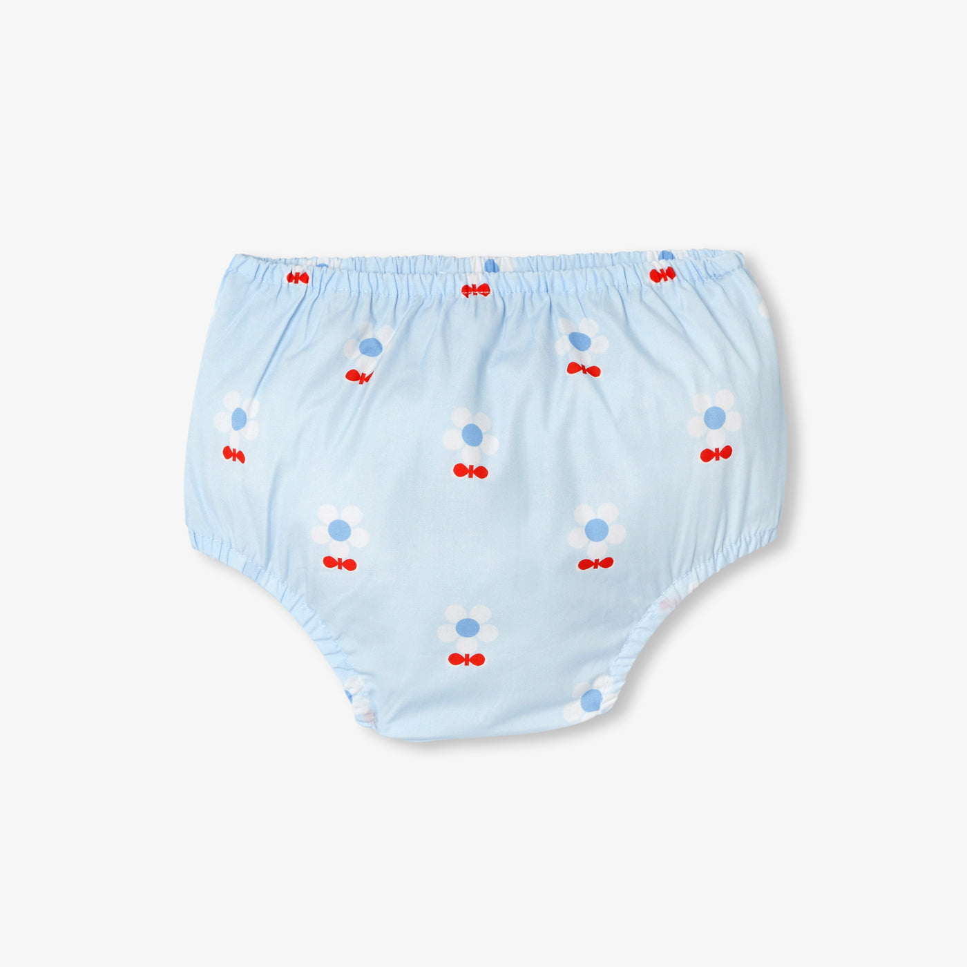 Floral poplin baby girl dress