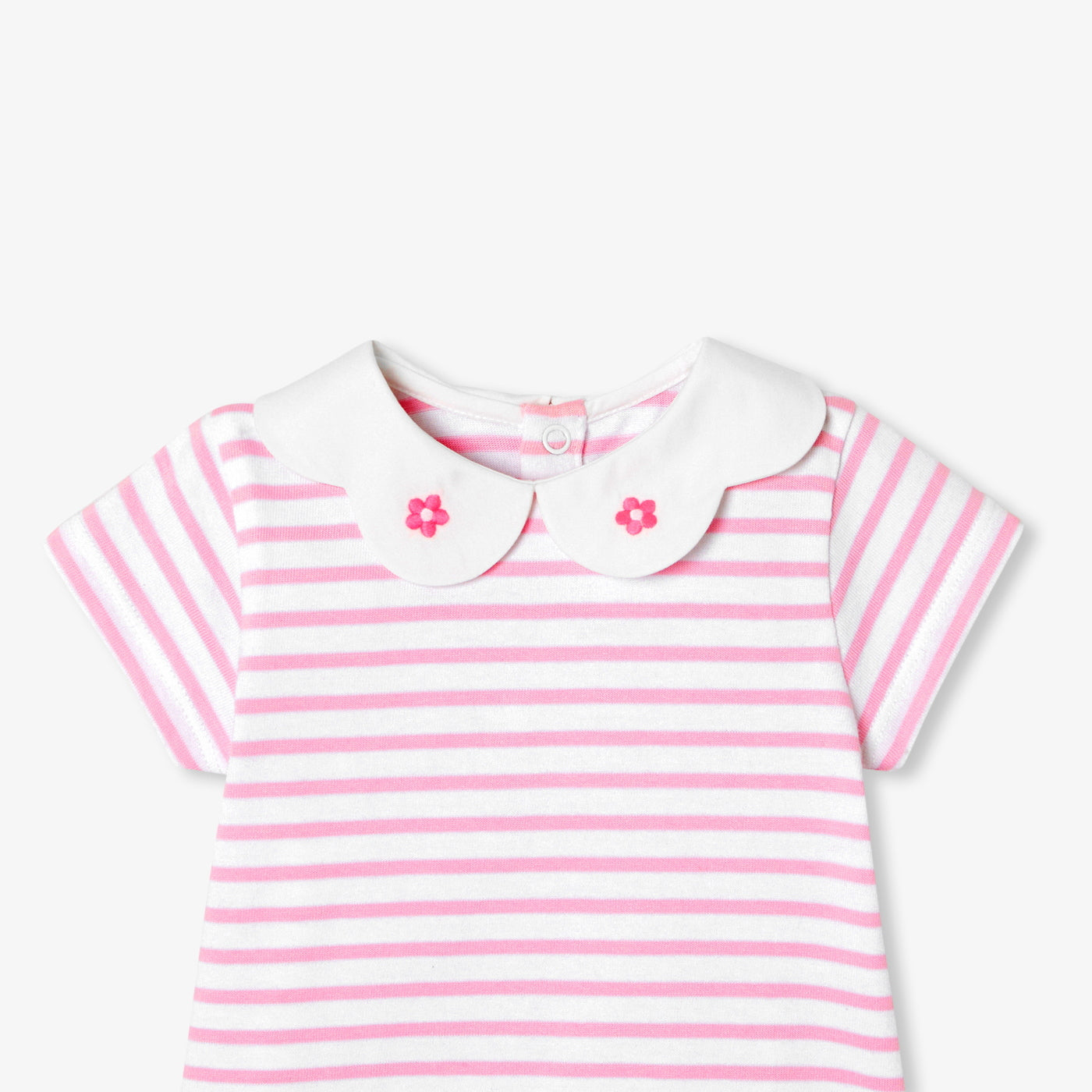 Baby girl cotton sailor top