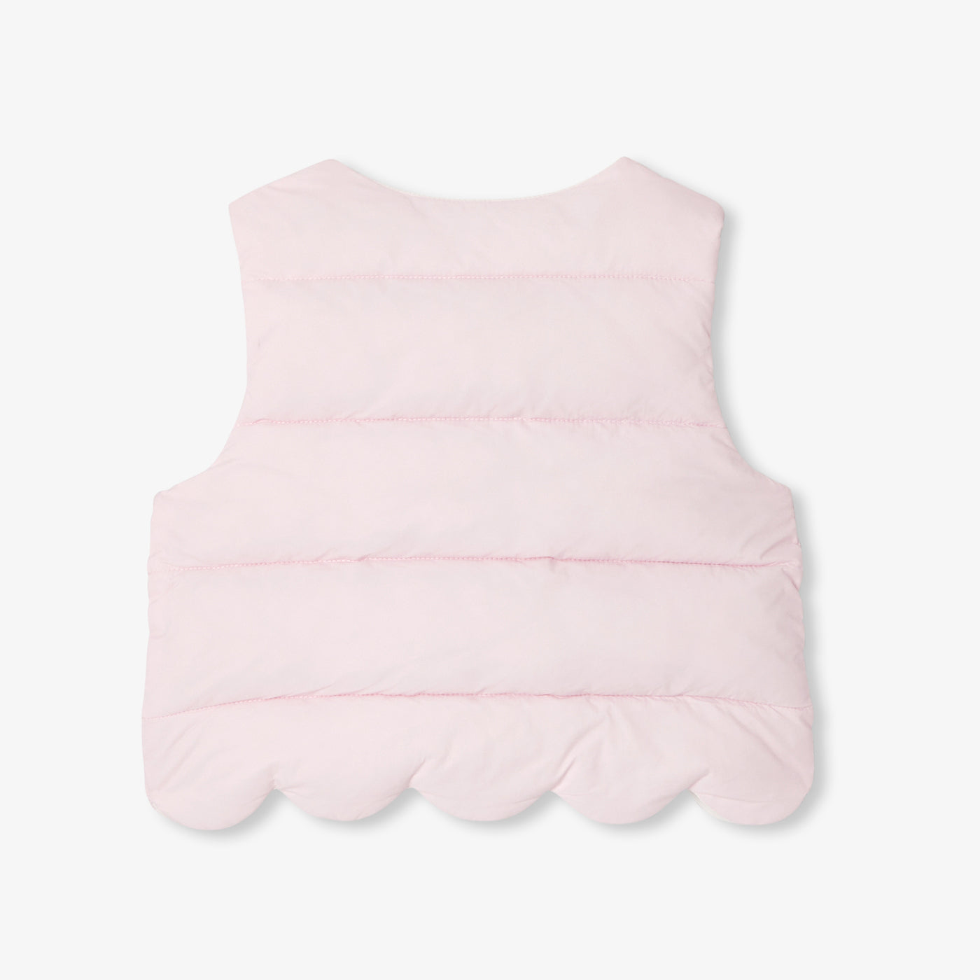 Baby girl sleeveless padded jacket