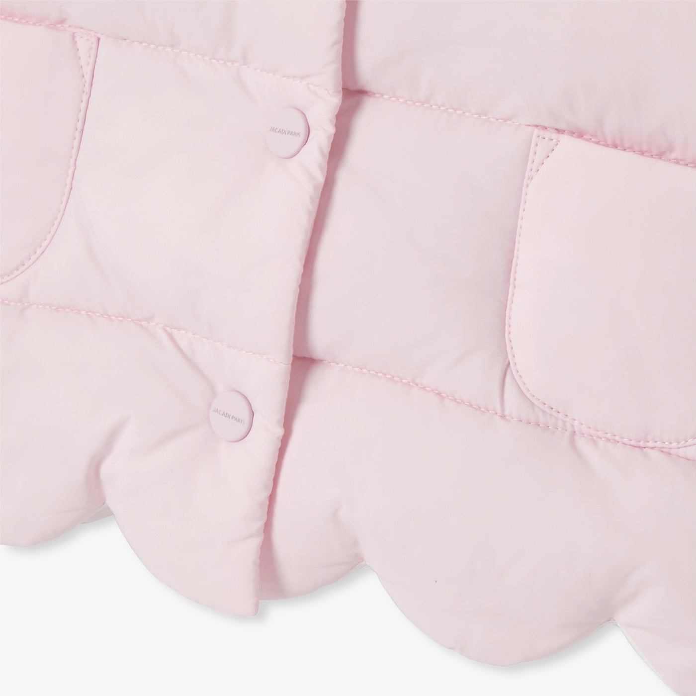 Baby girl sleeveless padded jacket