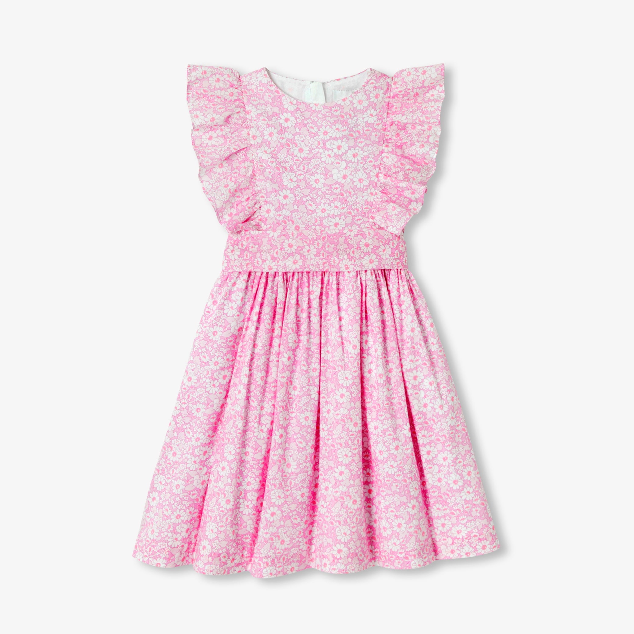 Girl Liberty fabric ceremony dress