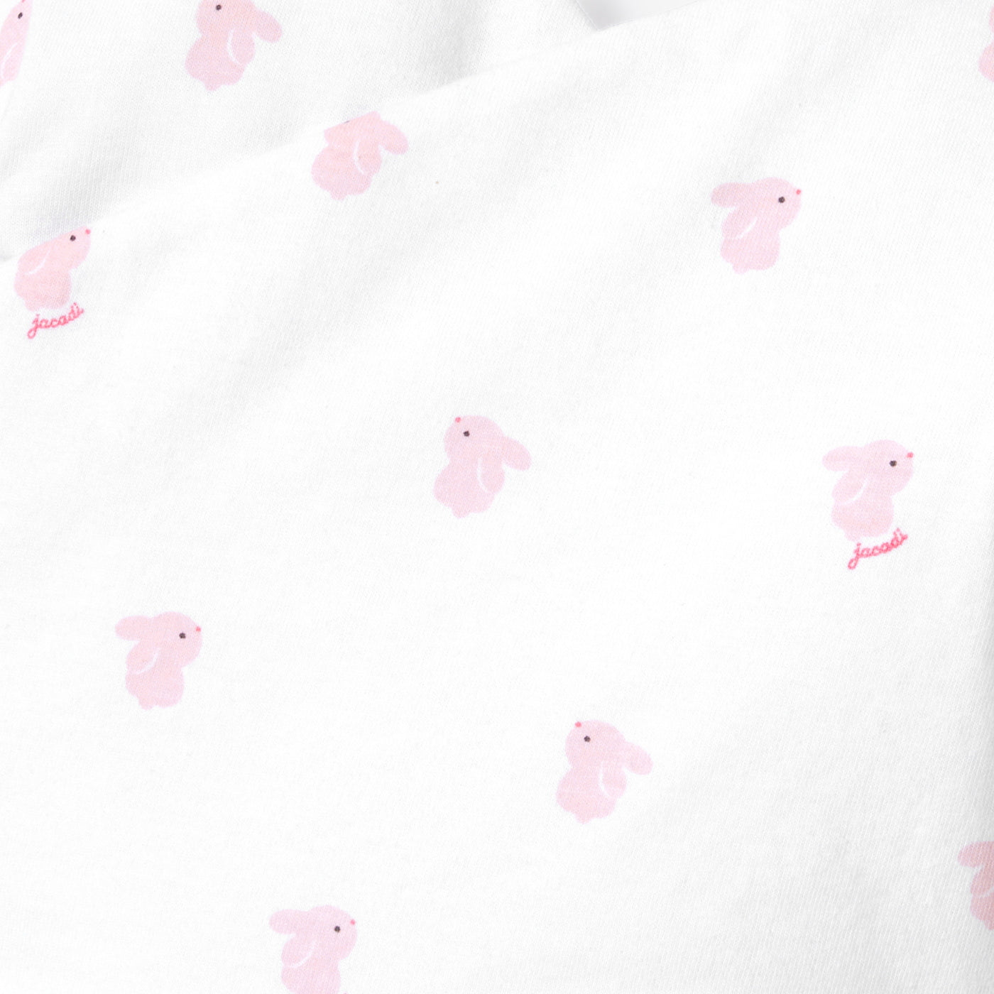 Baby girl set in quilted cotton jersey