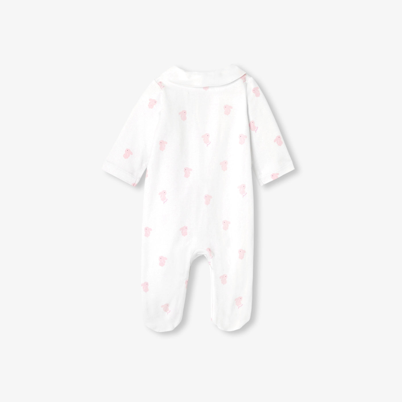 Baby girl pyjamas in interlock cotton