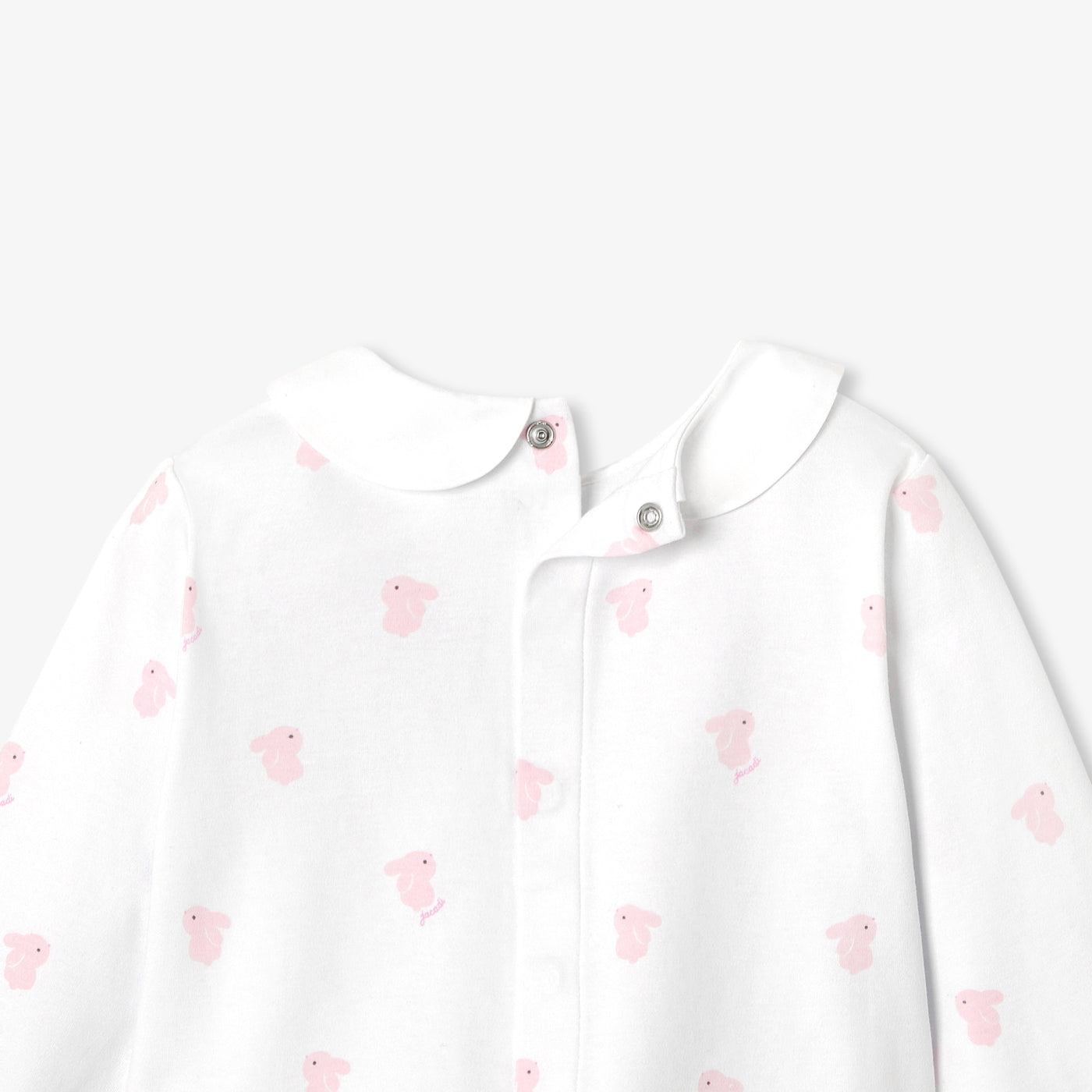 Baby girl pyjamas in interlock cotton