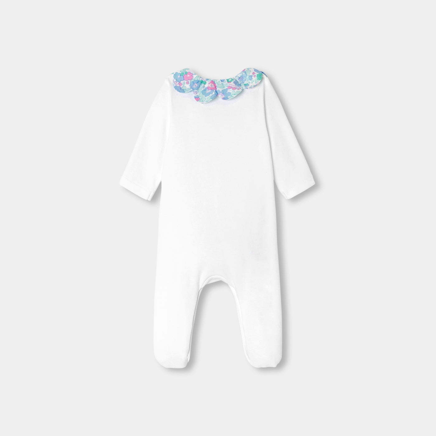 Baby girl pyjamas in cotton interlock