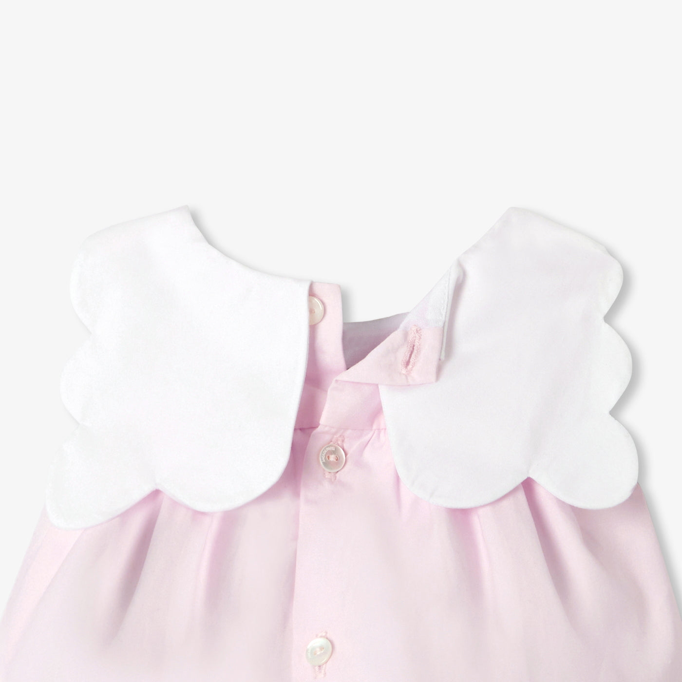 Baby girl dress in cotton poplin
