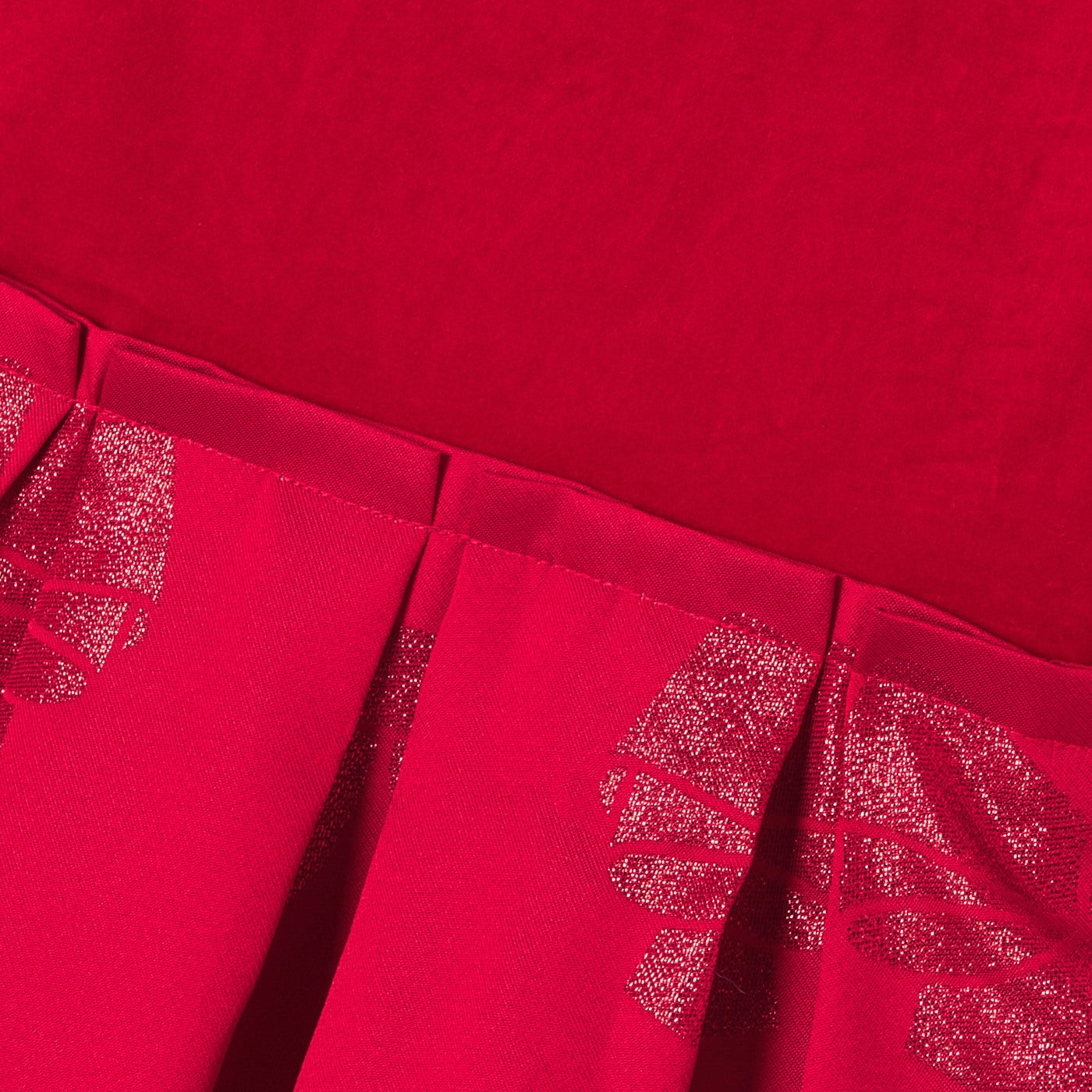 Girl bi-material dress