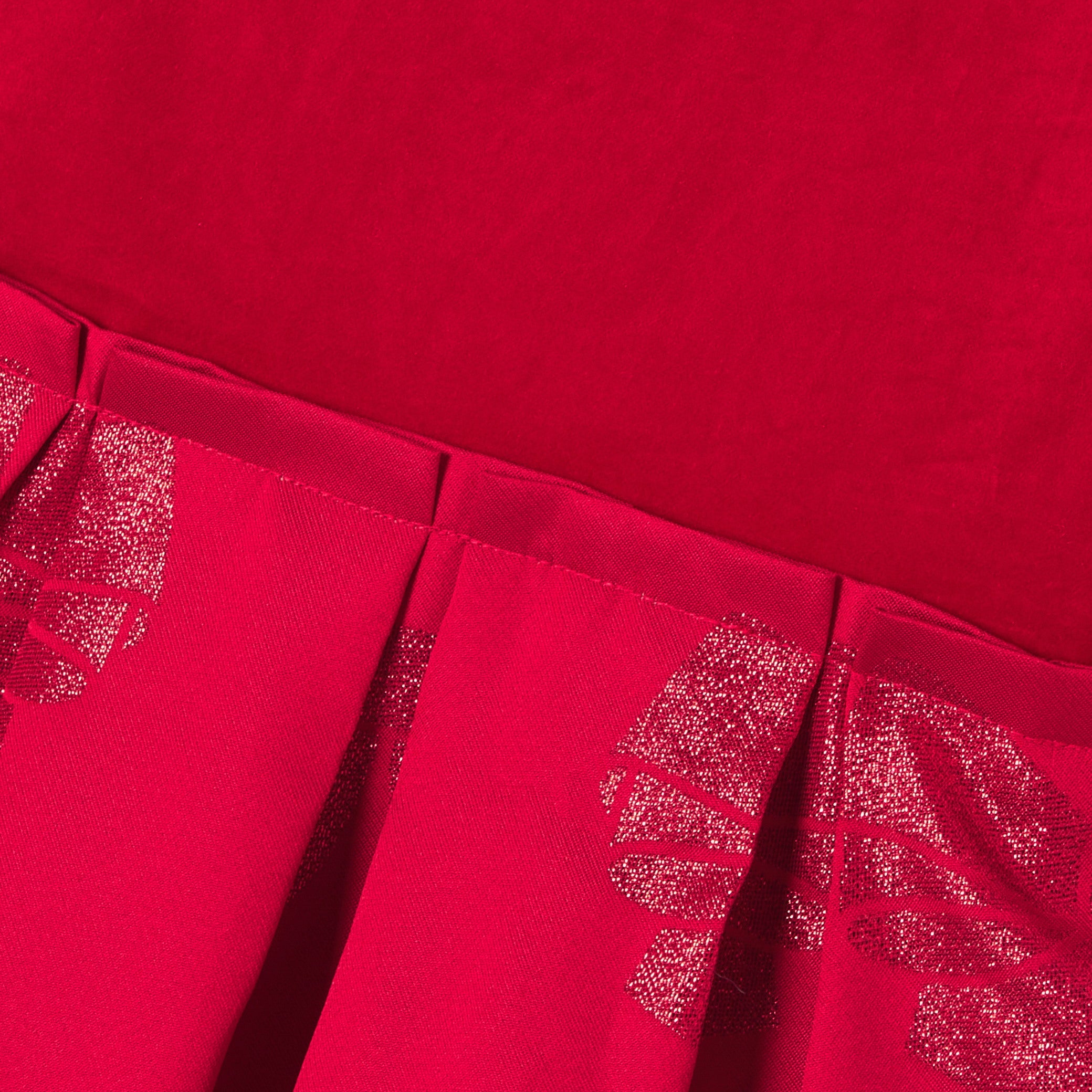 Girl bi-material dress