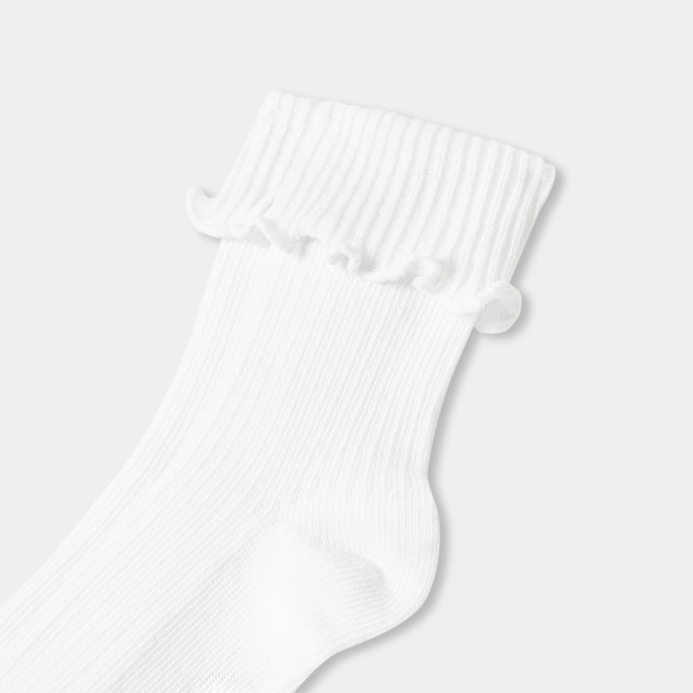 Baby girl set of two socks with cuffs - blanc jacadi
