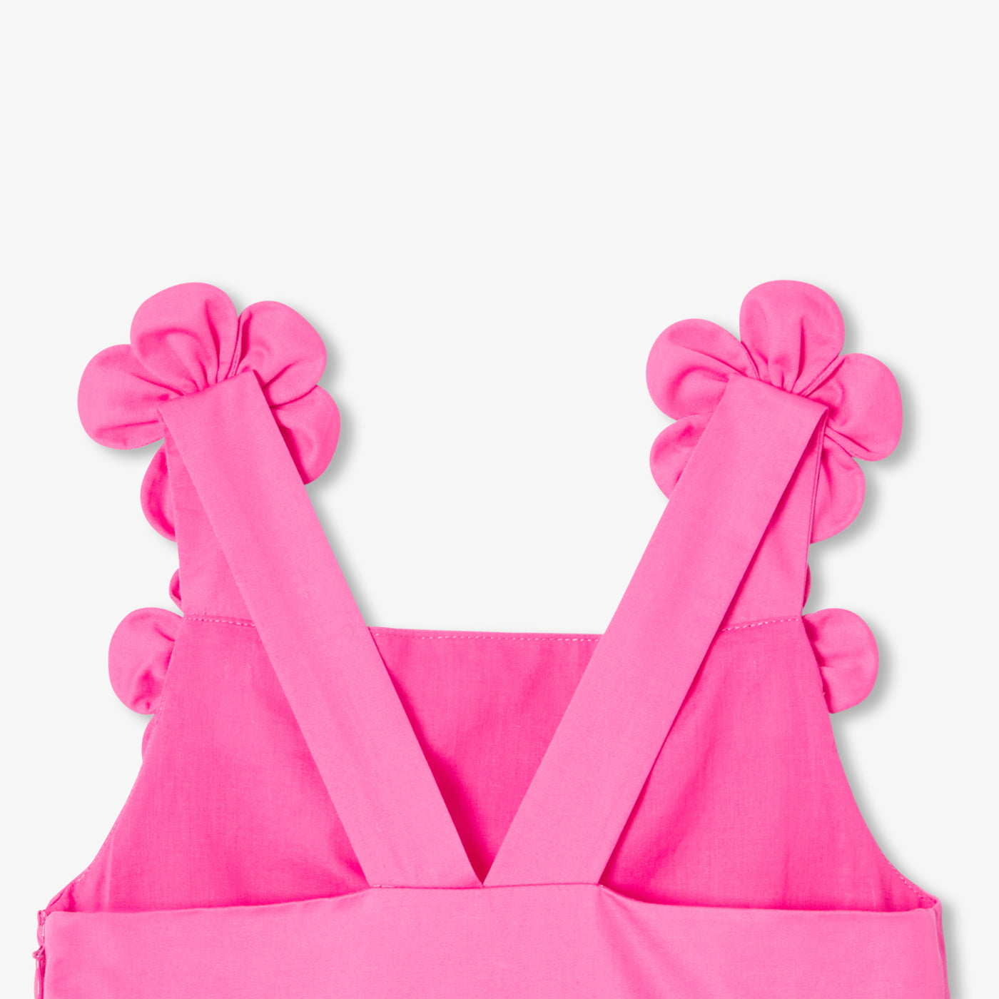 Girl ceremony dress in satin