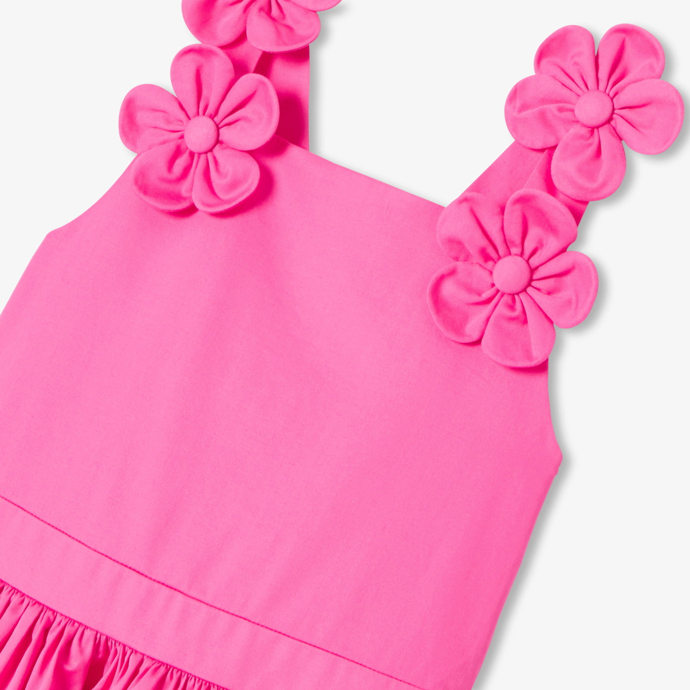 Girl ceremony dress in satin